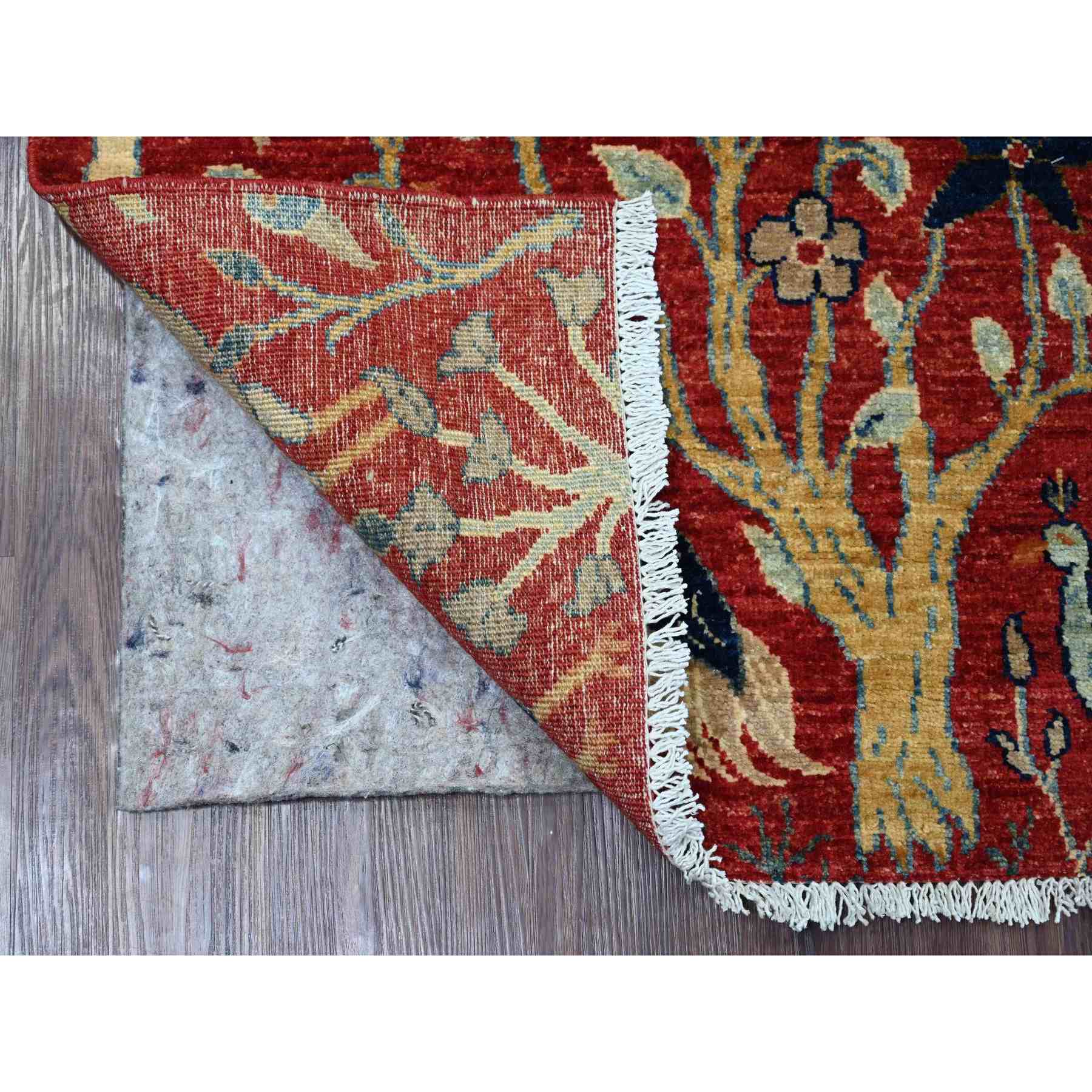 Oushak-And-Peshawar-Hand-Knotted-Rug-106110