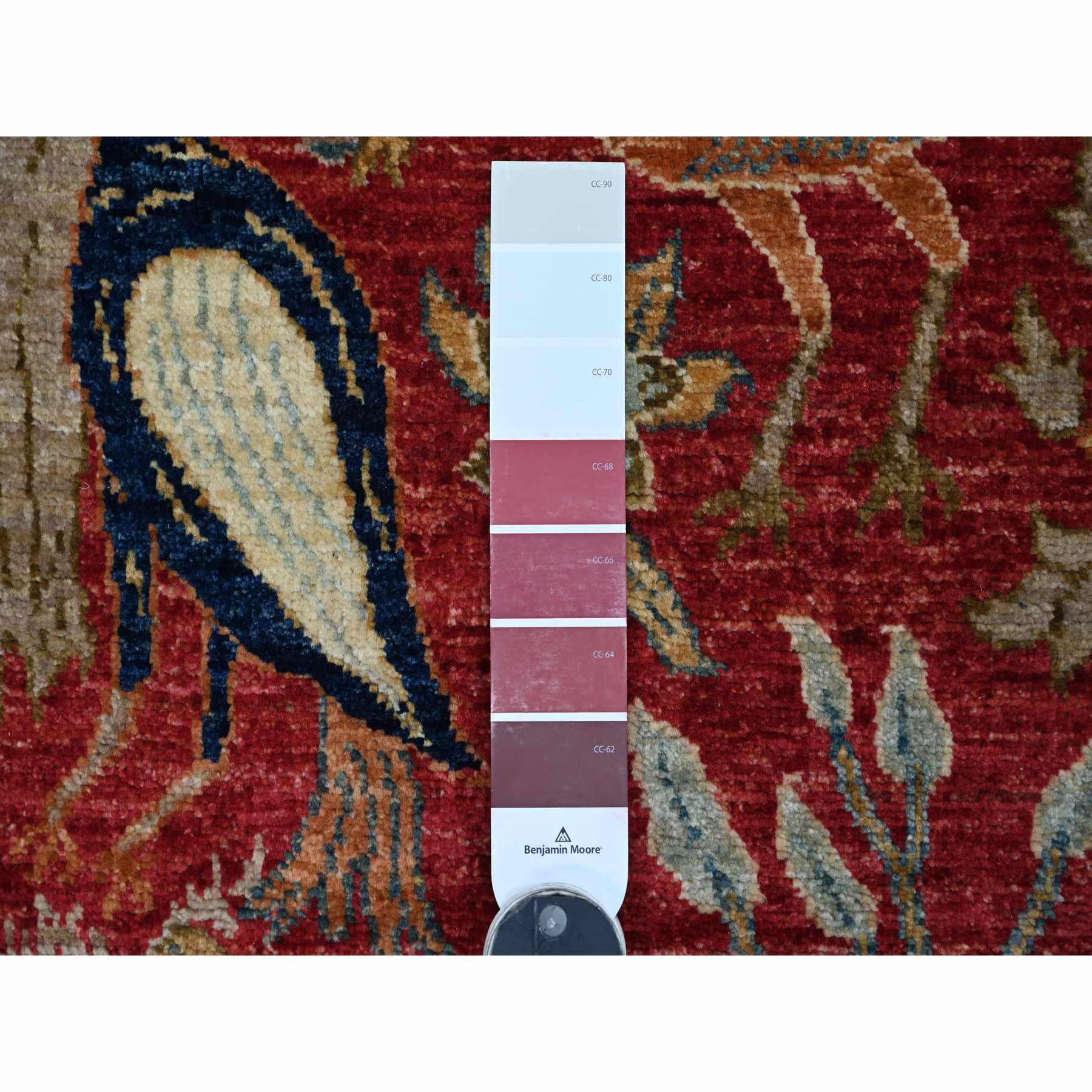 Oushak-And-Peshawar-Hand-Knotted-Rug-106110
