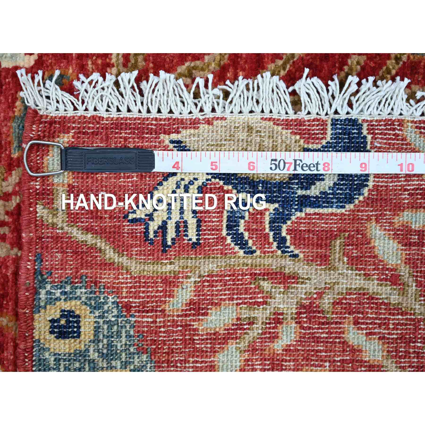 Oushak-And-Peshawar-Hand-Knotted-Rug-106110