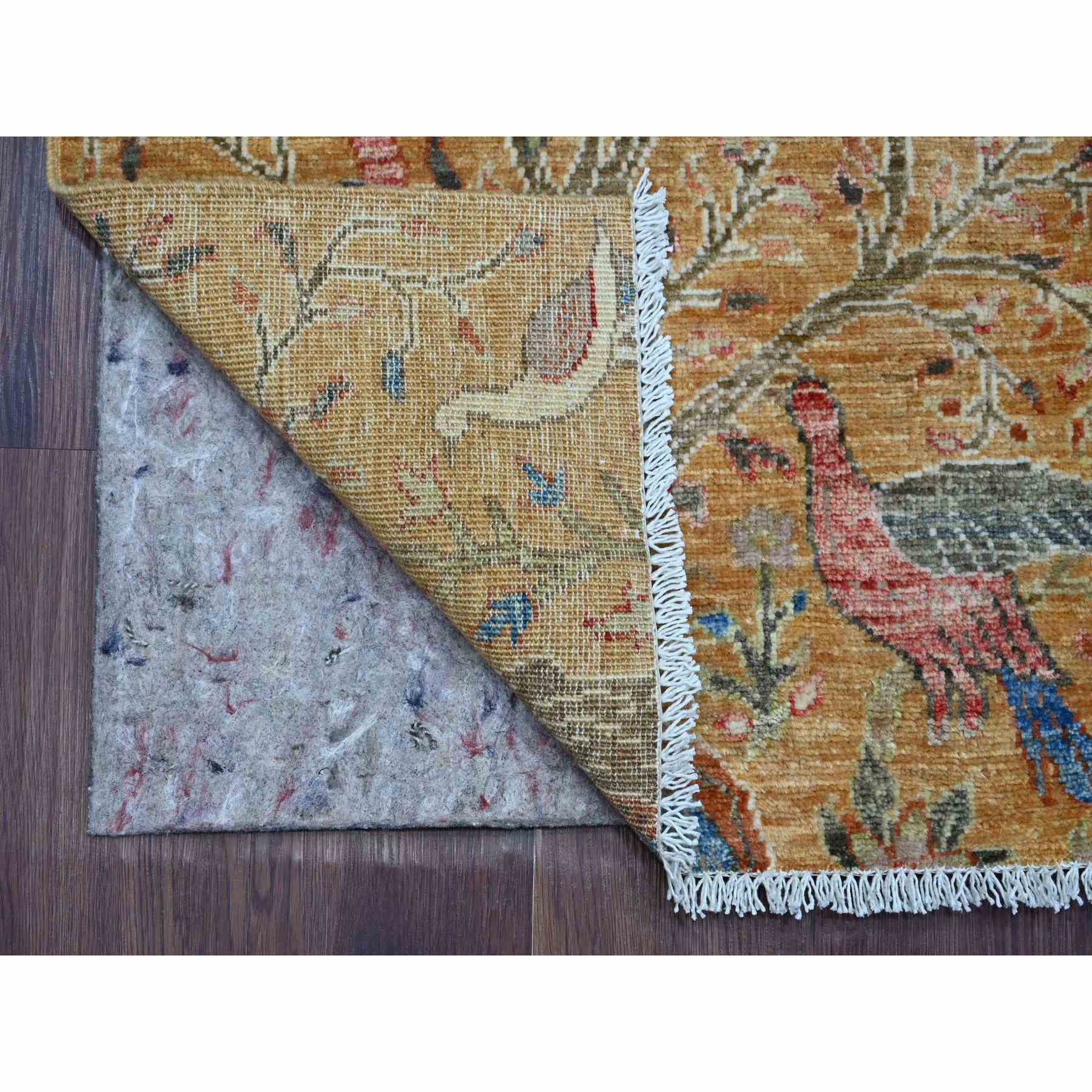 Oushak-And-Peshawar-Hand-Knotted-Rug-106130