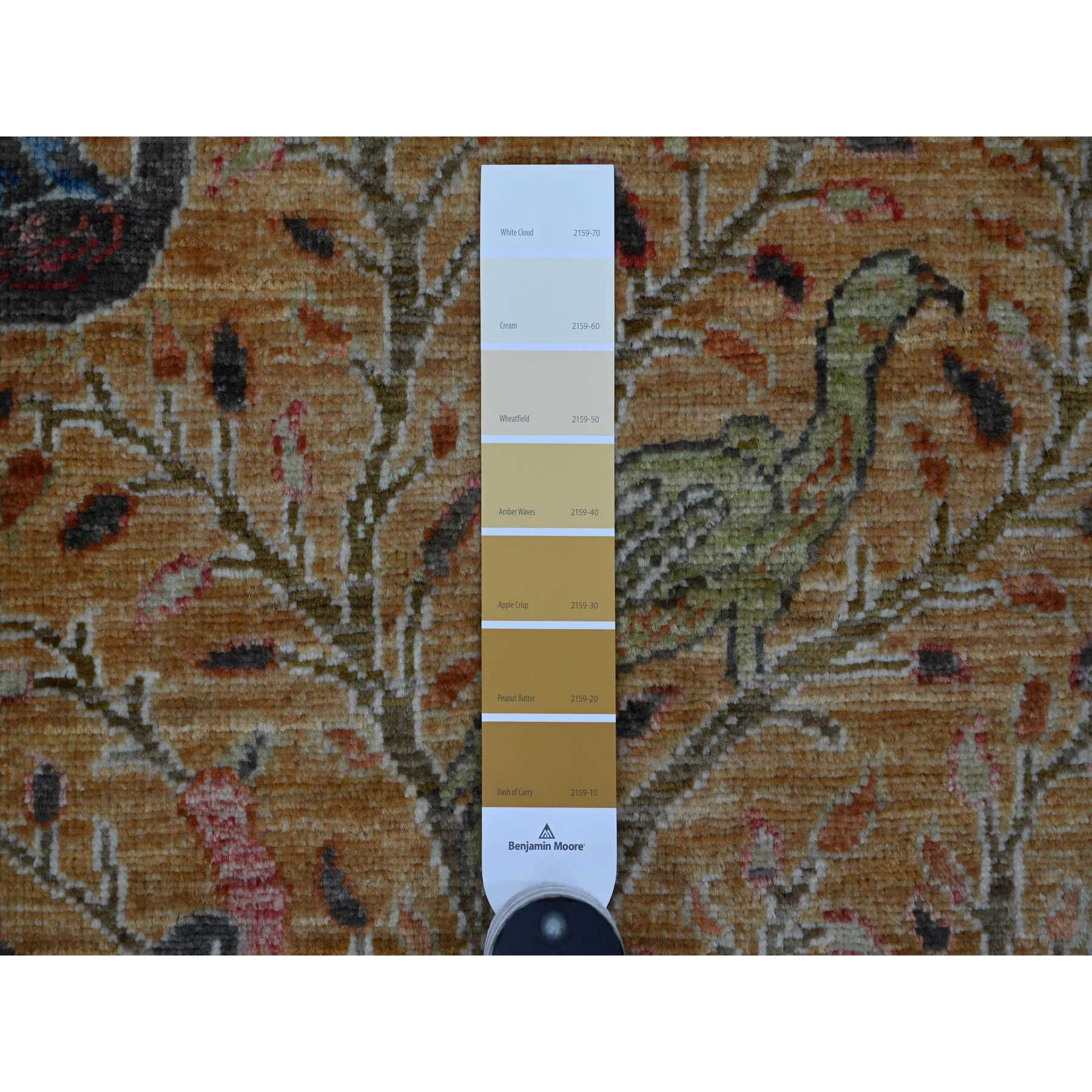 Oushak-And-Peshawar-Hand-Knotted-Rug-106130
