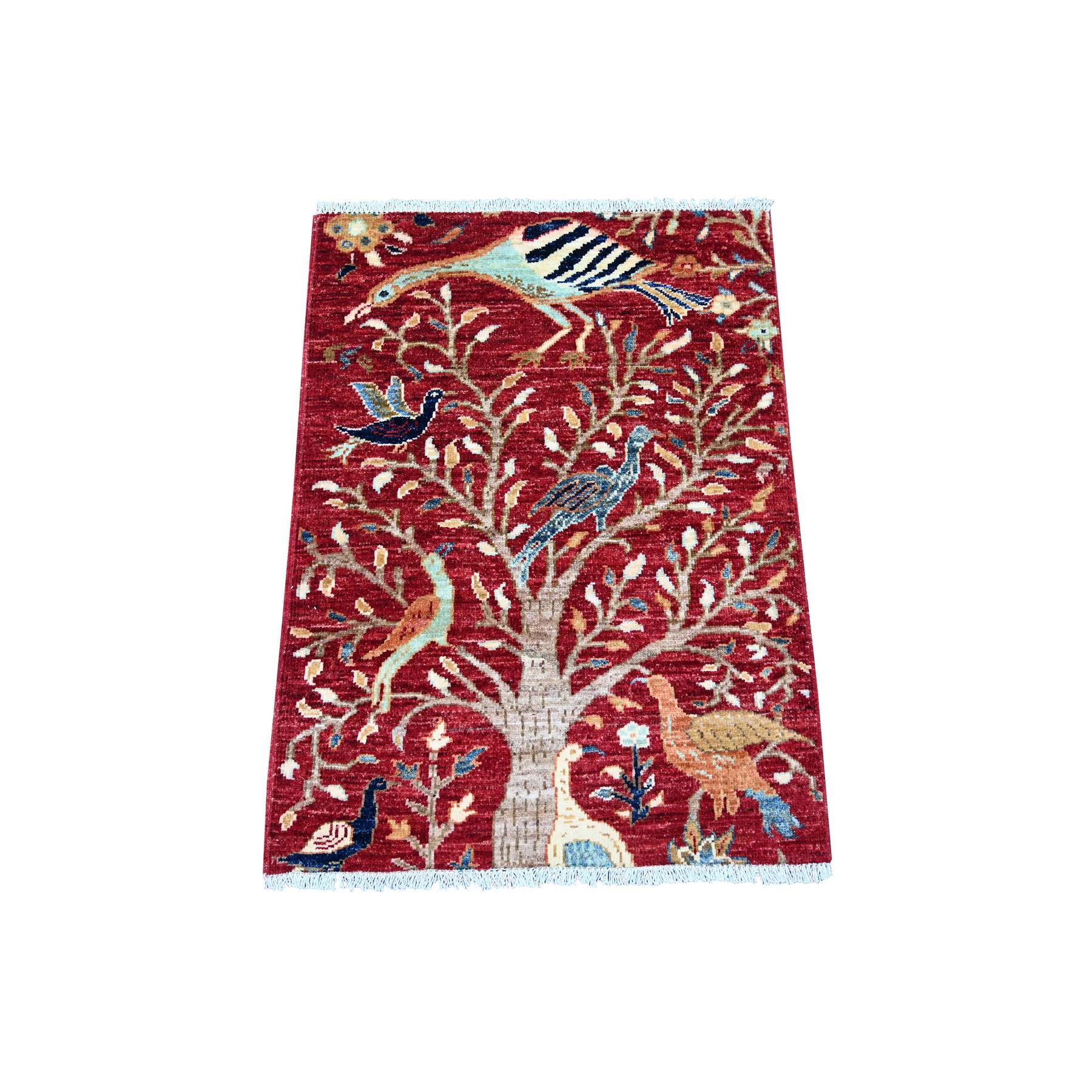 Oushak-And-Peshawar-Hand-Knotted-Rug-106135