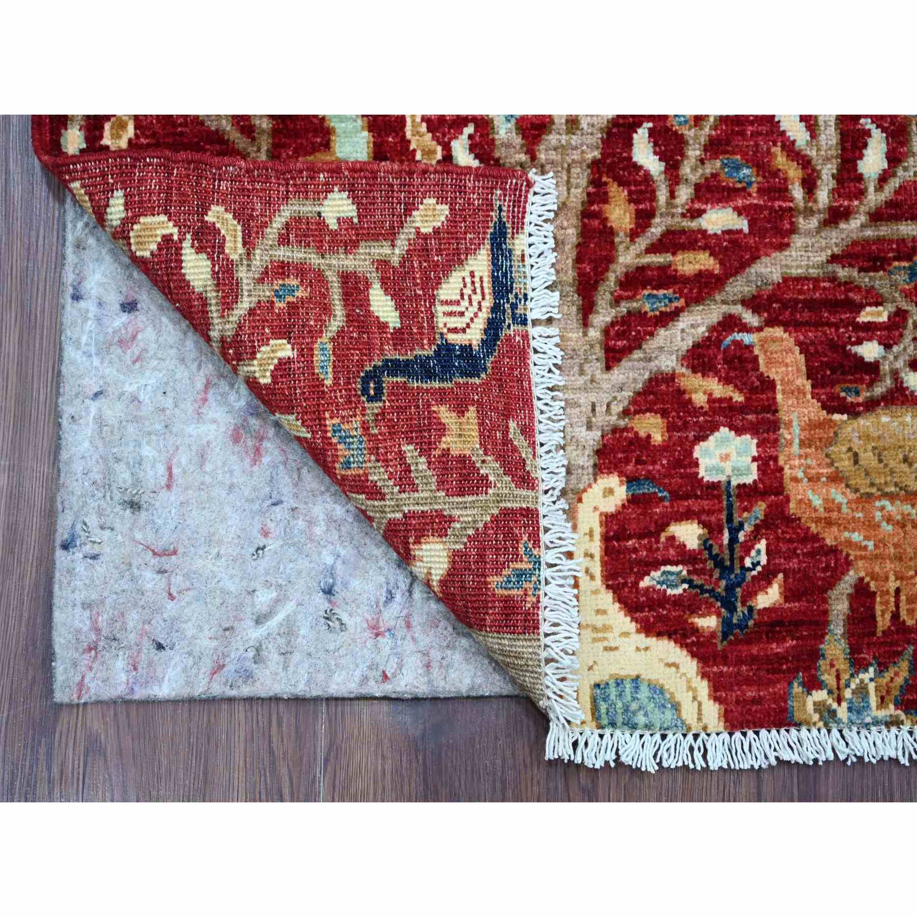 Oushak-And-Peshawar-Hand-Knotted-Rug-106135