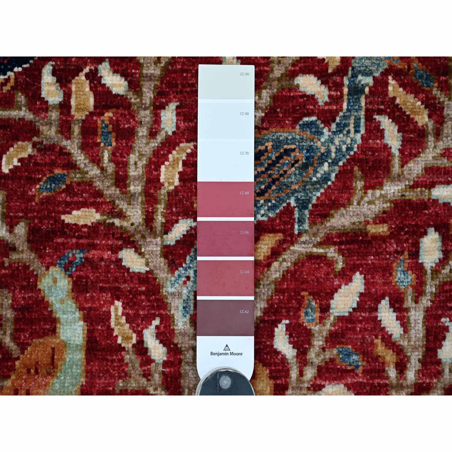 Oushak-And-Peshawar-Hand-Knotted-Rug-106135