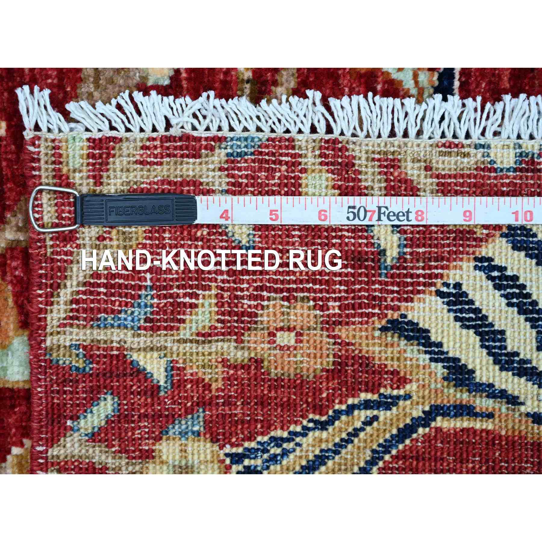 Oushak-And-Peshawar-Hand-Knotted-Rug-106135