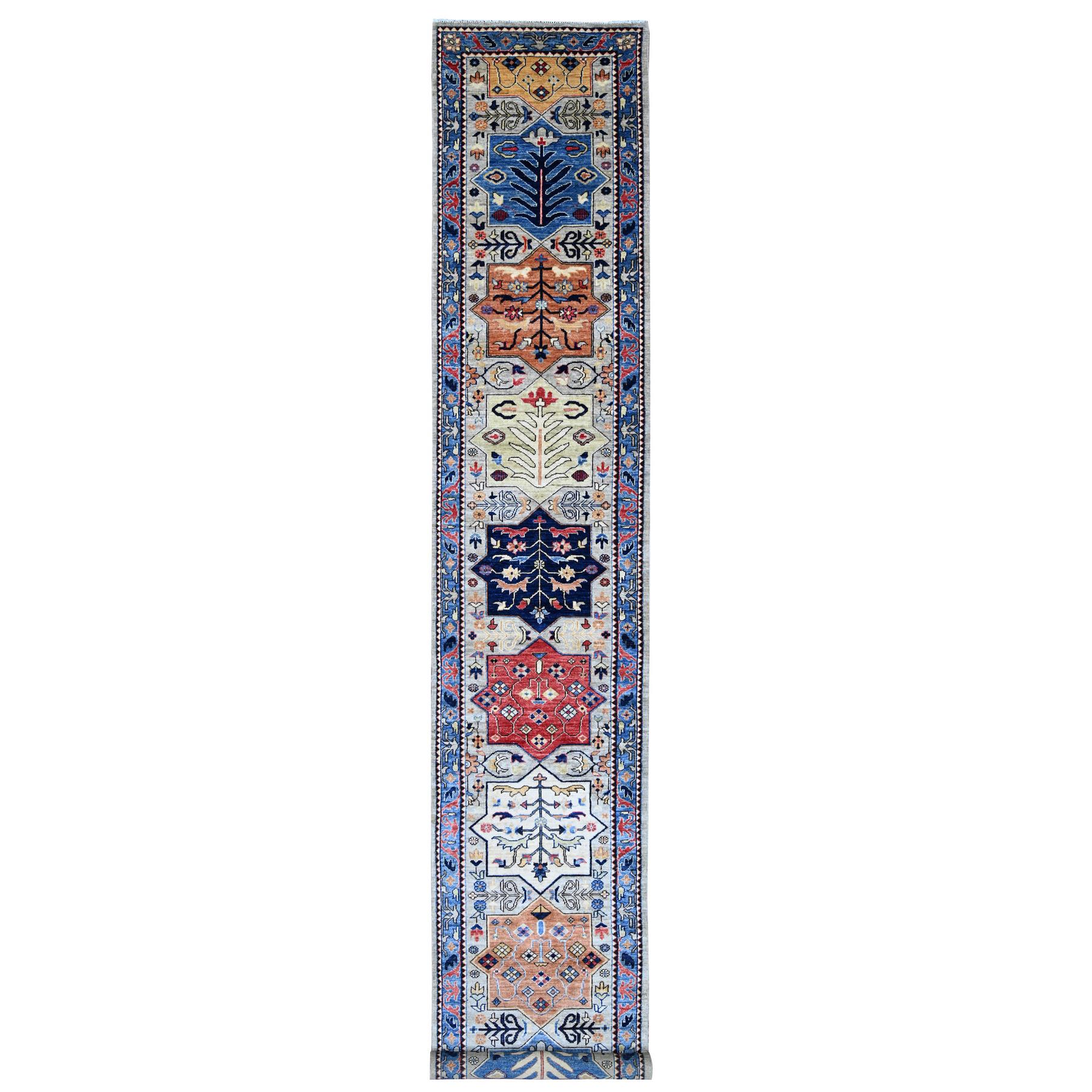 Oushak-And-Peshawar-Hand-Knotted-Rug-106185