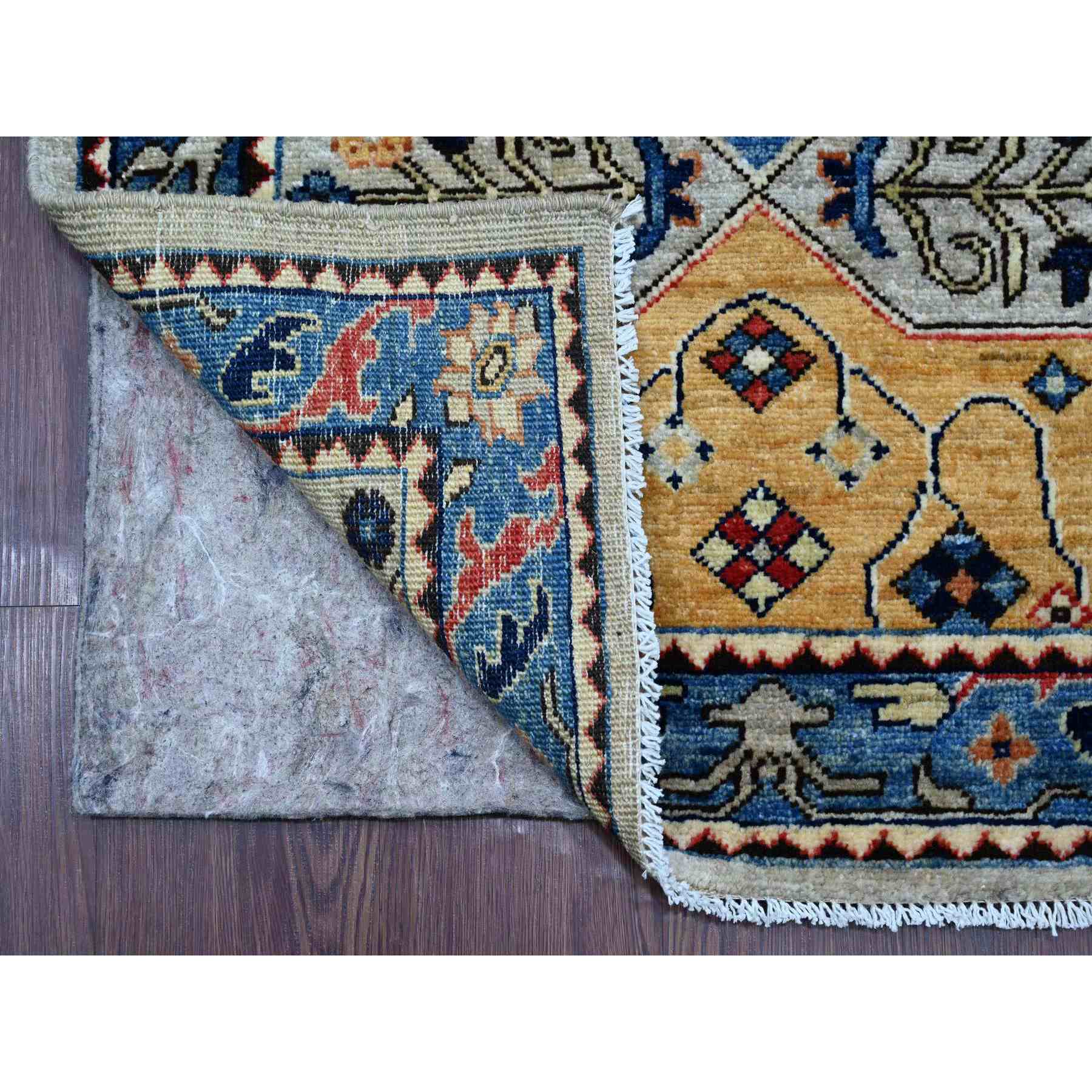 Oushak-And-Peshawar-Hand-Knotted-Rug-106185