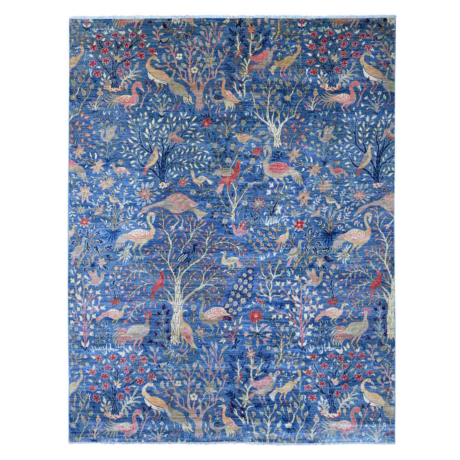Oushak-And-Peshawar-Hand-Knotted-Rug-106290