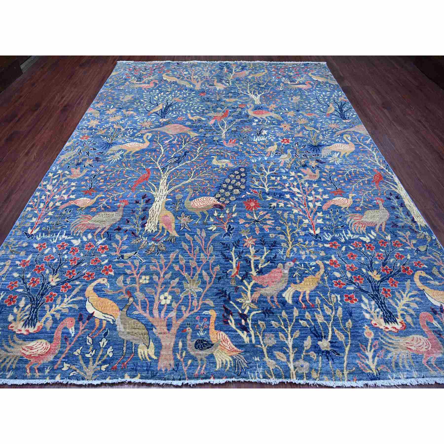 Oushak-And-Peshawar-Hand-Knotted-Rug-106290