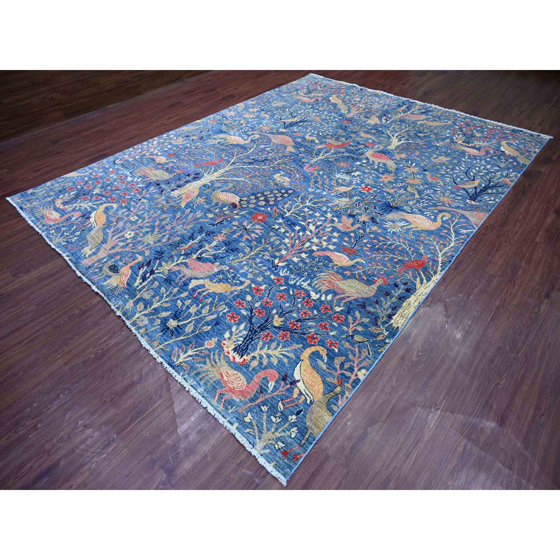 Oushak-And-Peshawar-Hand-Knotted-Rug-106290