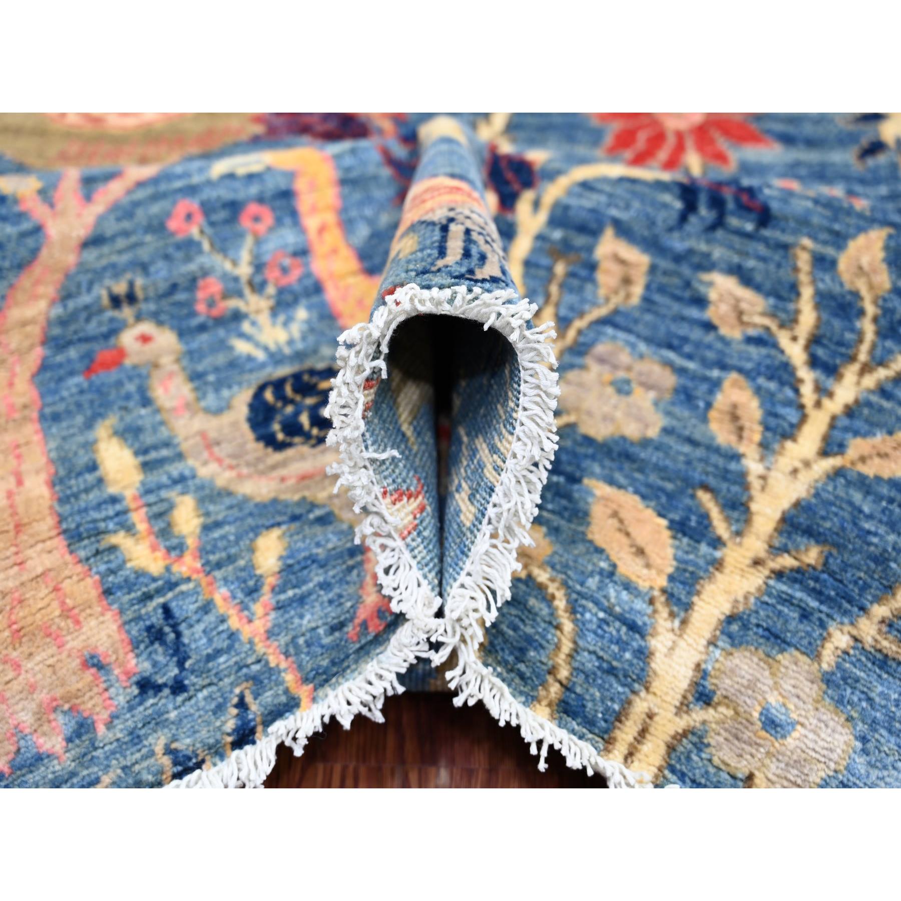 Oushak-And-Peshawar-Hand-Knotted-Rug-106290