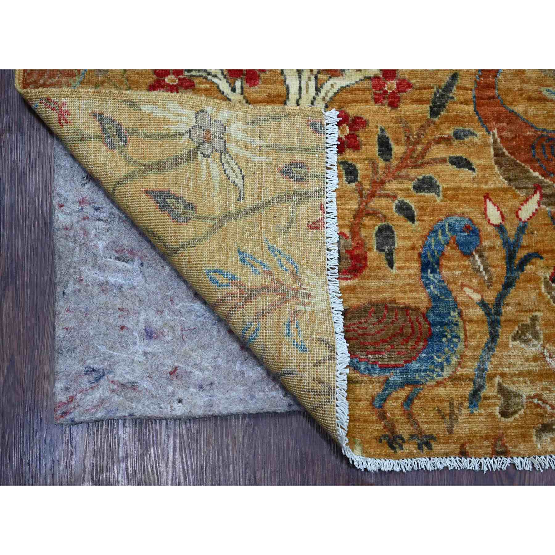 Oushak-And-Peshawar-Hand-Knotted-Rug-106295