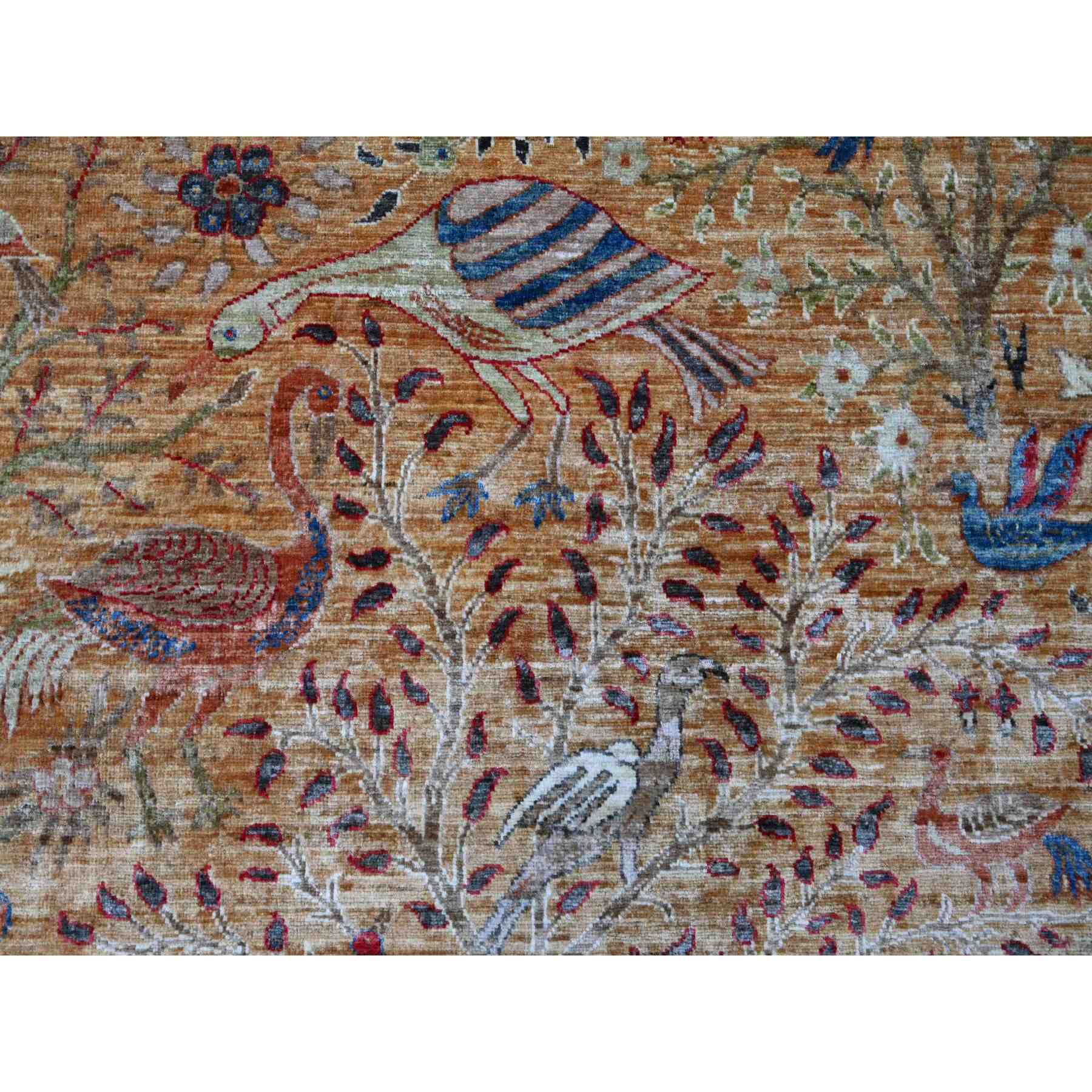 Oushak-And-Peshawar-Hand-Knotted-Rug-106295