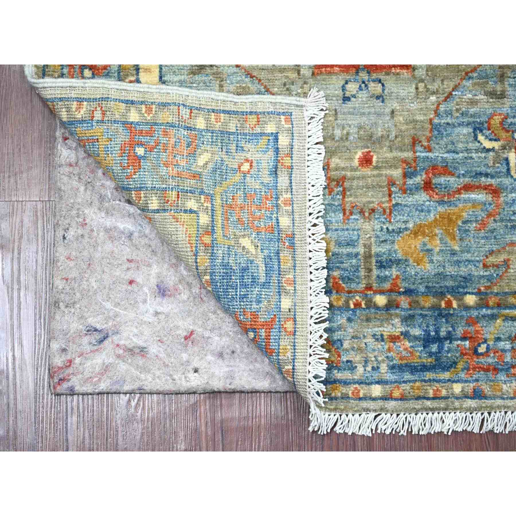 Oushak-And-Peshawar-Hand-Knotted-Rug-106410