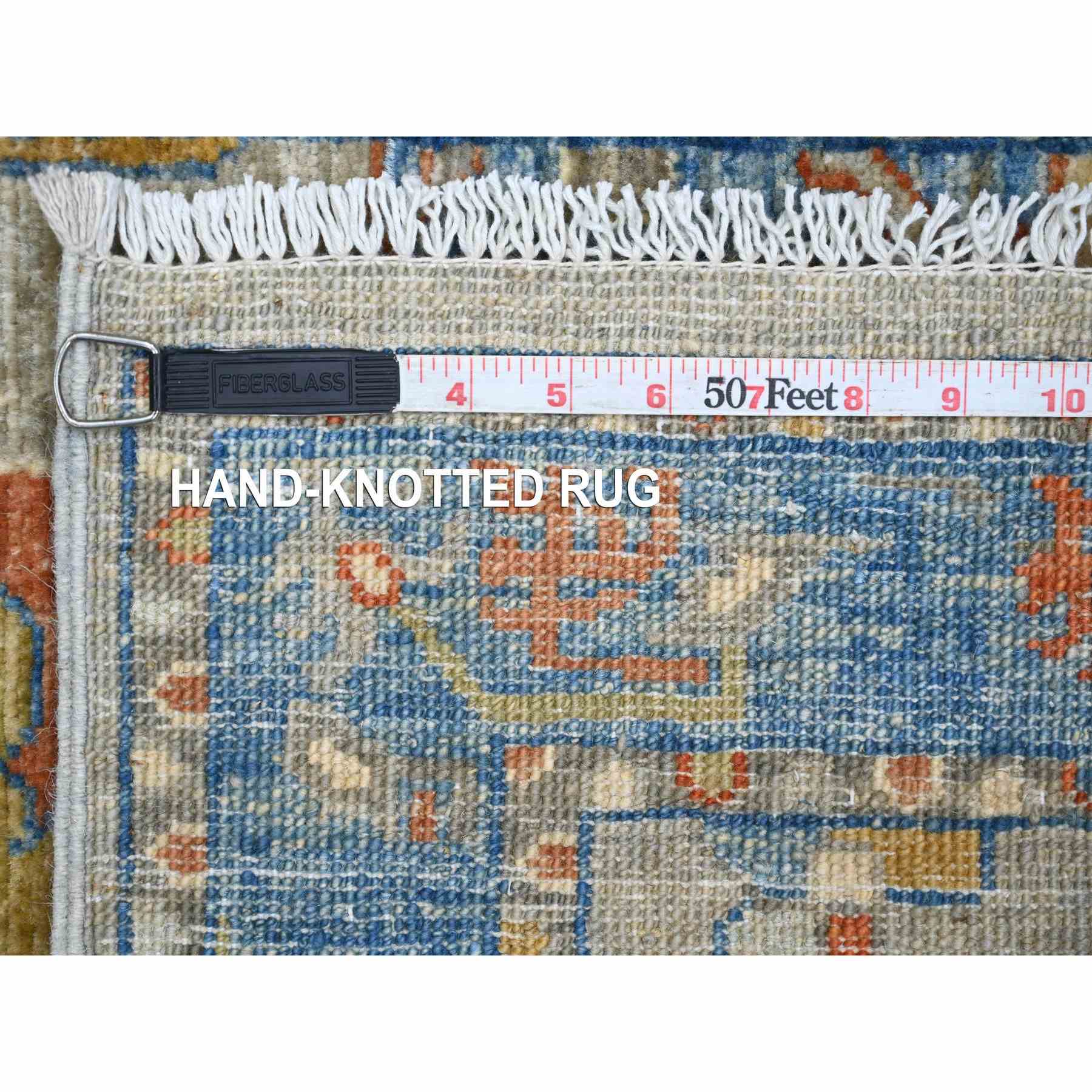 Oushak-And-Peshawar-Hand-Knotted-Rug-106410