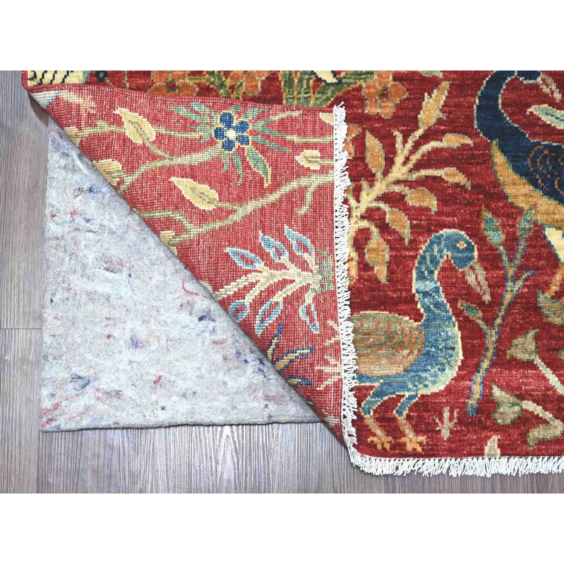 Oushak-And-Peshawar-Hand-Knotted-Rug-106515