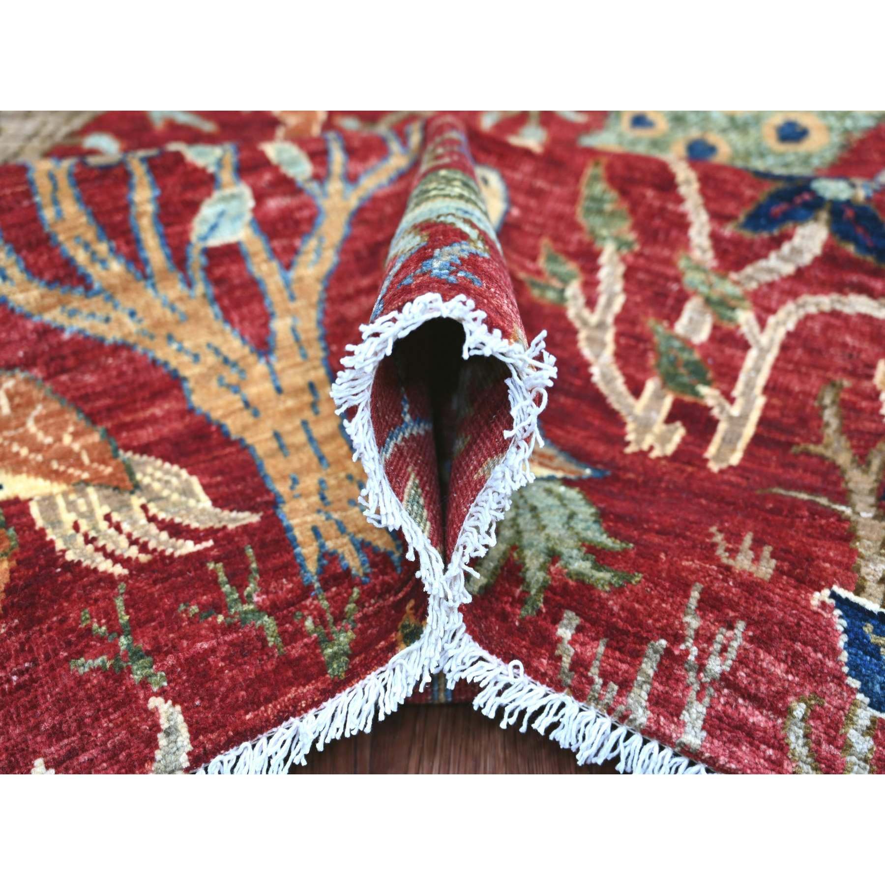 Oushak-And-Peshawar-Hand-Knotted-Rug-106515
