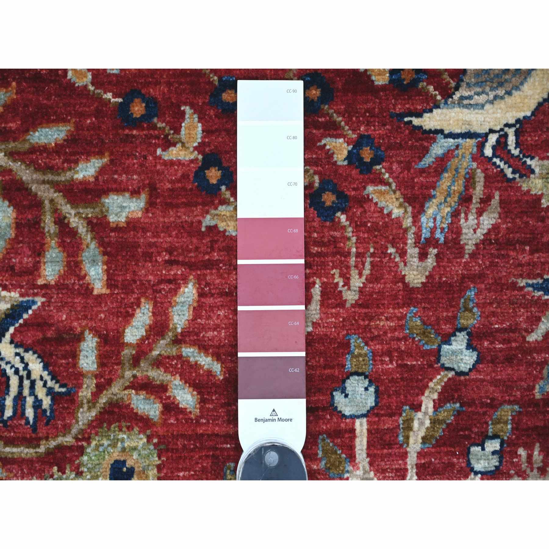 Oushak-And-Peshawar-Hand-Knotted-Rug-106515