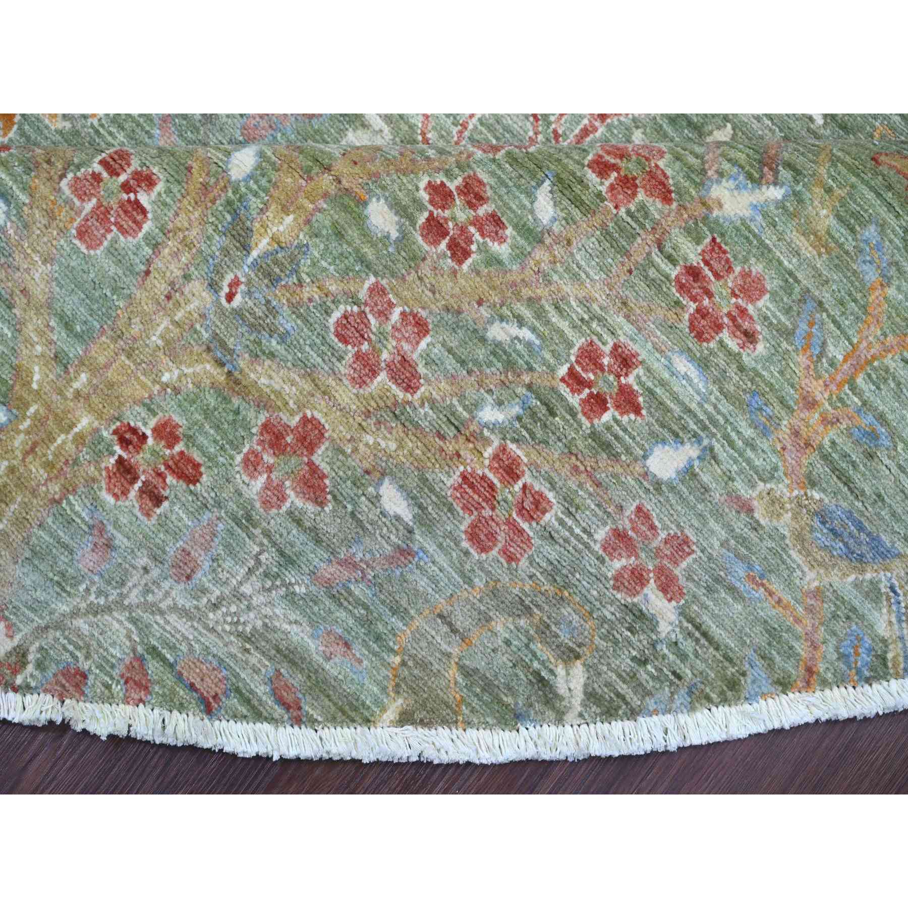 Oushak-And-Peshawar-Hand-Knotted-Rug-106520