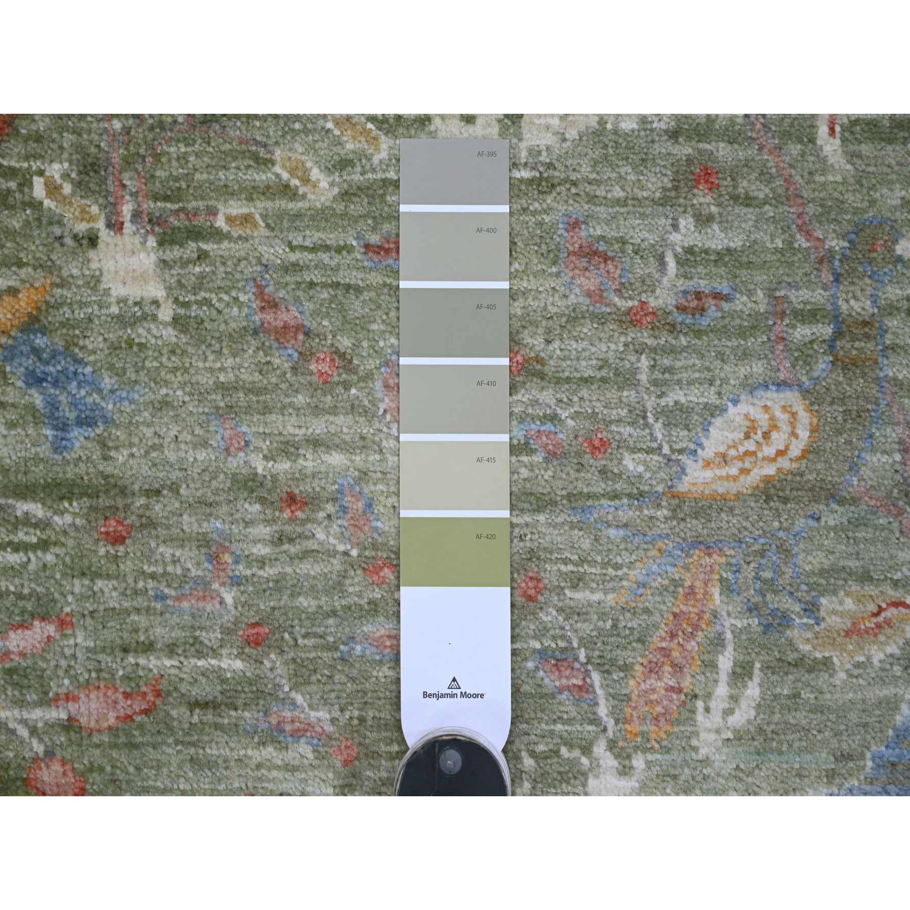 Oushak-And-Peshawar-Hand-Knotted-Rug-106520