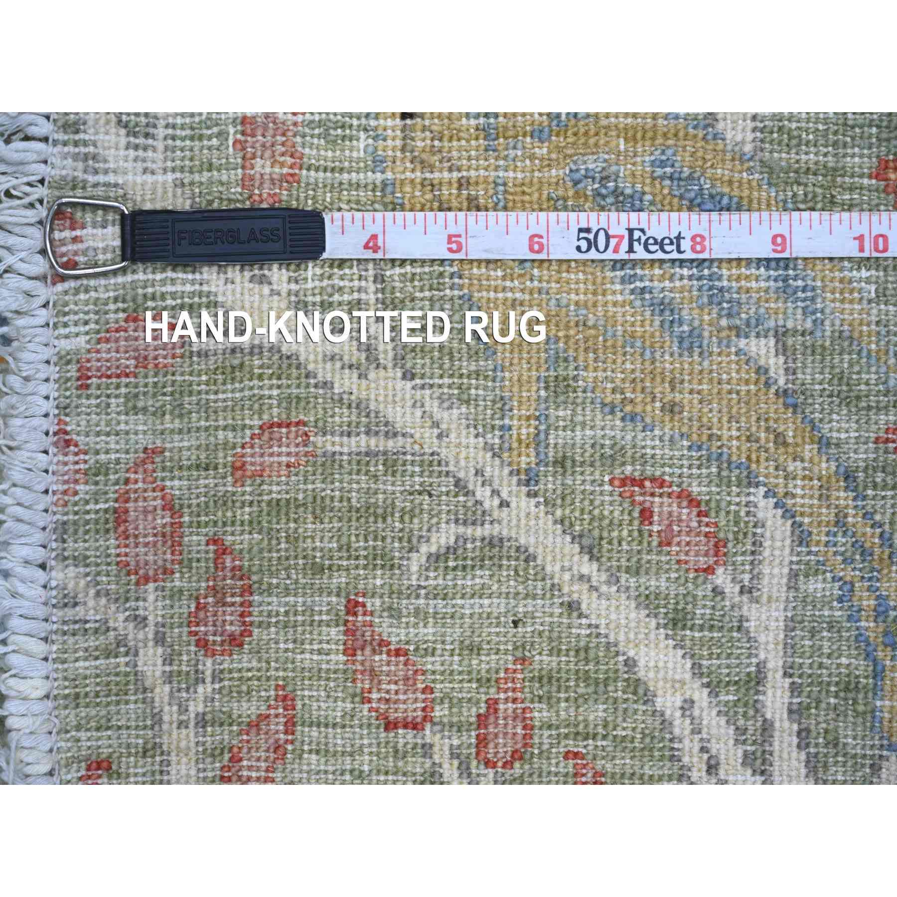 Oushak-And-Peshawar-Hand-Knotted-Rug-106520
