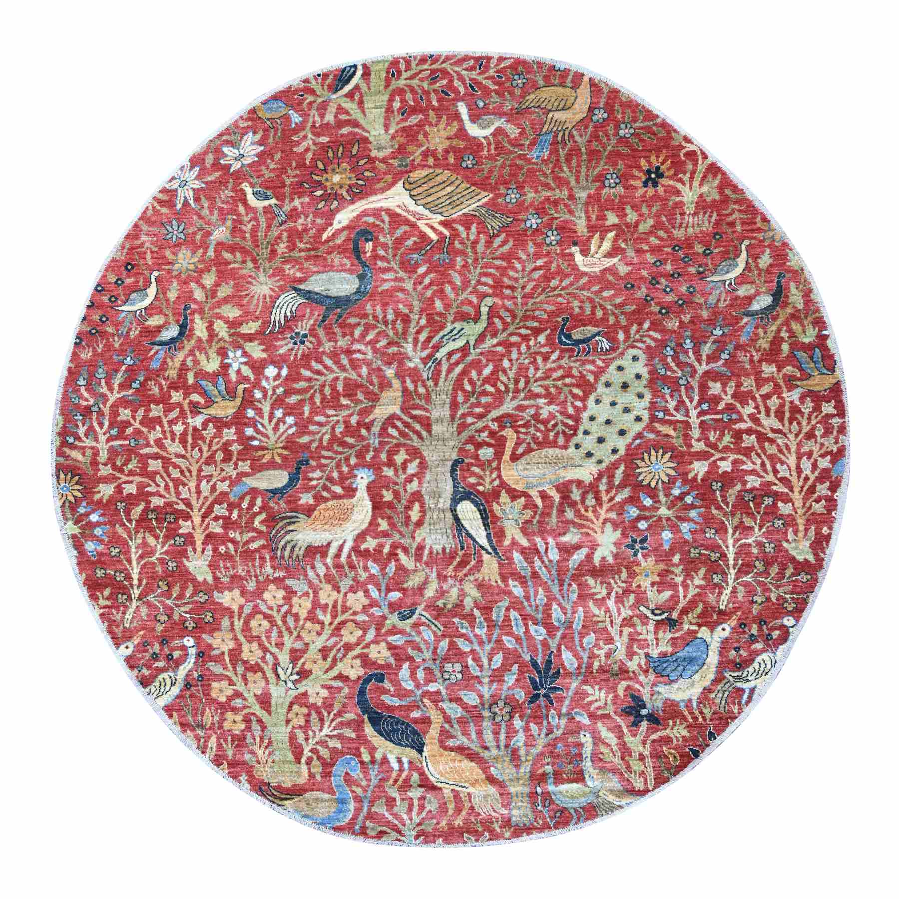 Oushak-And-Peshawar-Hand-Knotted-Rug-106530