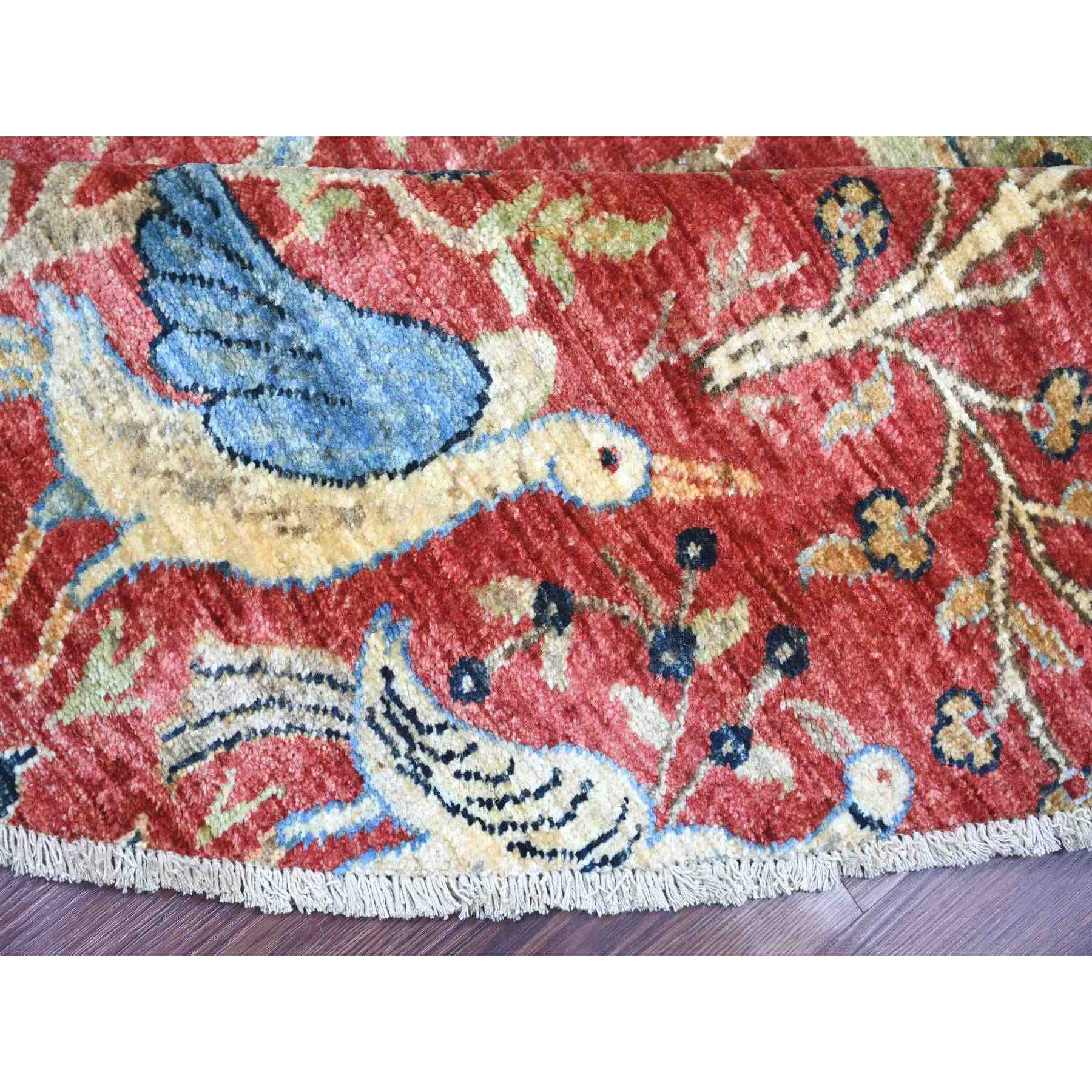 Oushak-And-Peshawar-Hand-Knotted-Rug-106530