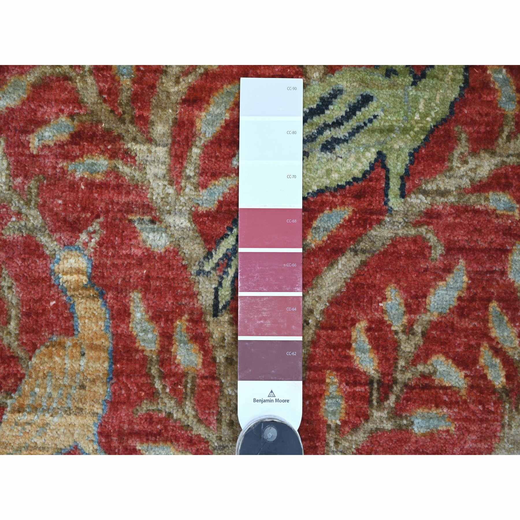 Oushak-And-Peshawar-Hand-Knotted-Rug-106530