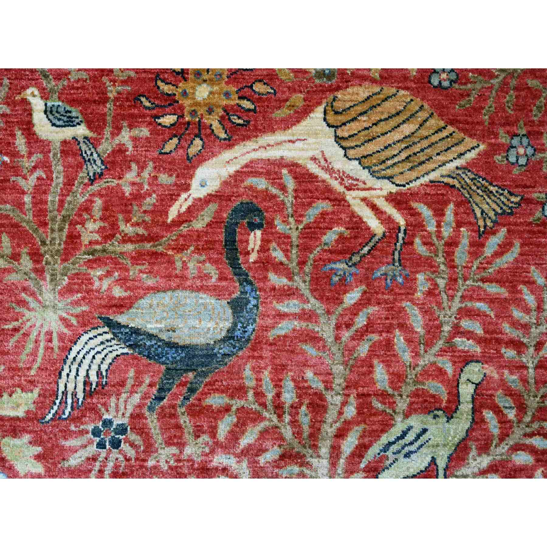 Oushak-And-Peshawar-Hand-Knotted-Rug-106530