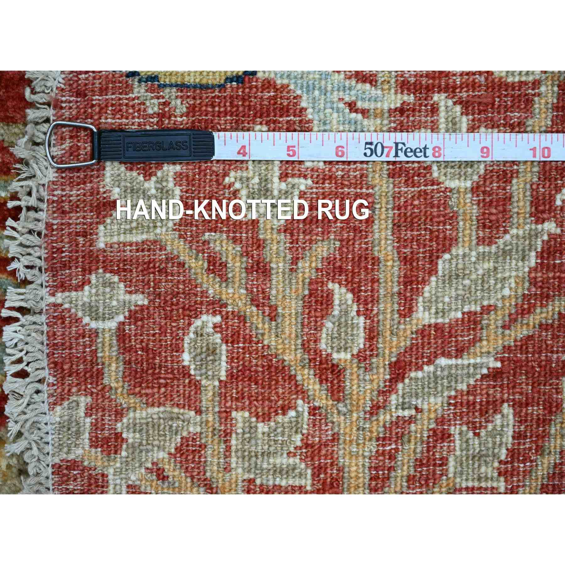 Oushak-And-Peshawar-Hand-Knotted-Rug-106530