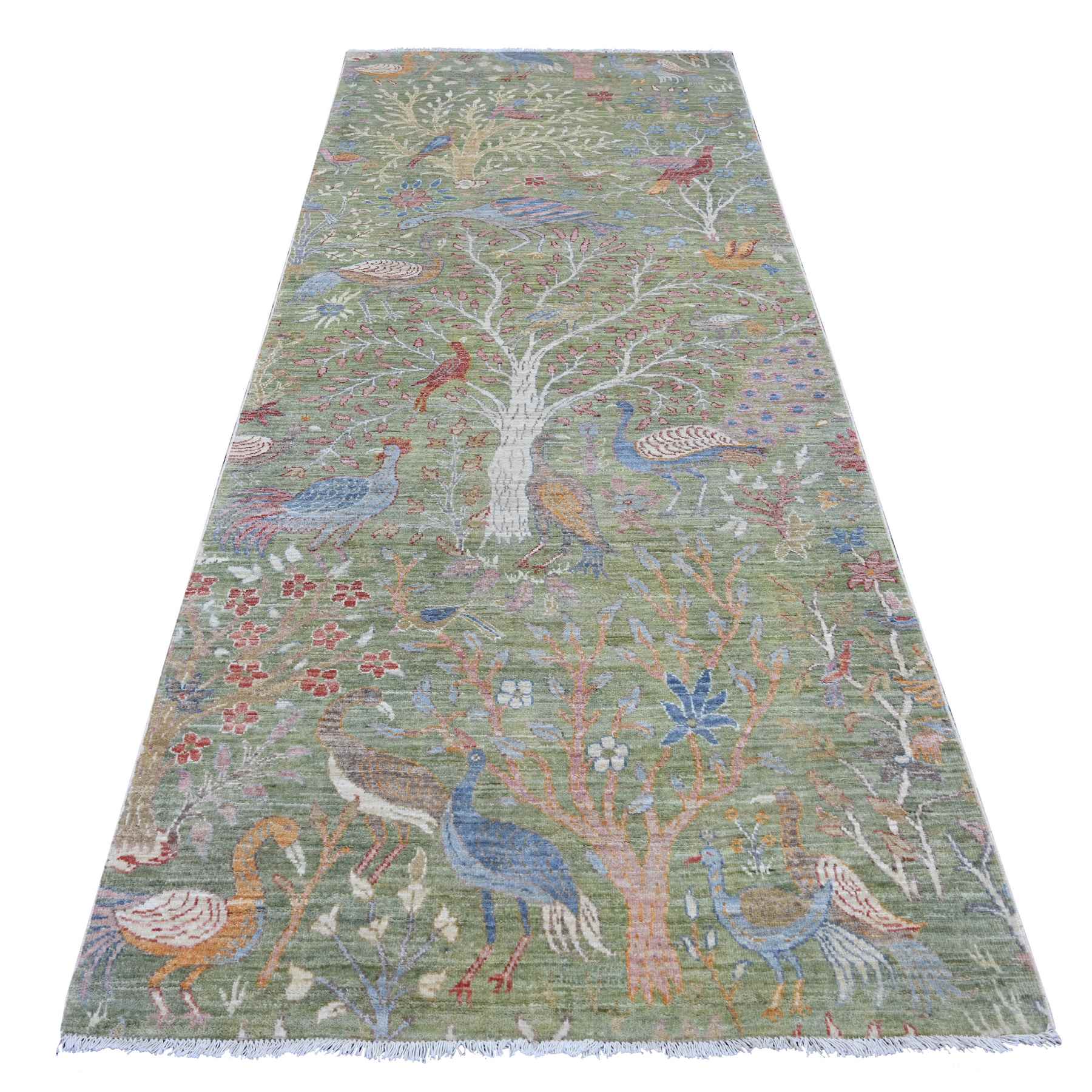 Oushak-And-Peshawar-Hand-Knotted-Rug-106535