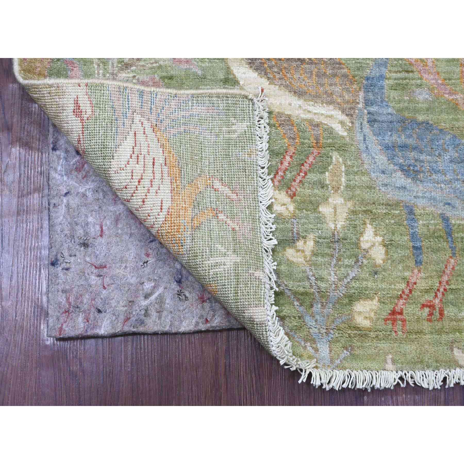 Oushak-And-Peshawar-Hand-Knotted-Rug-106535