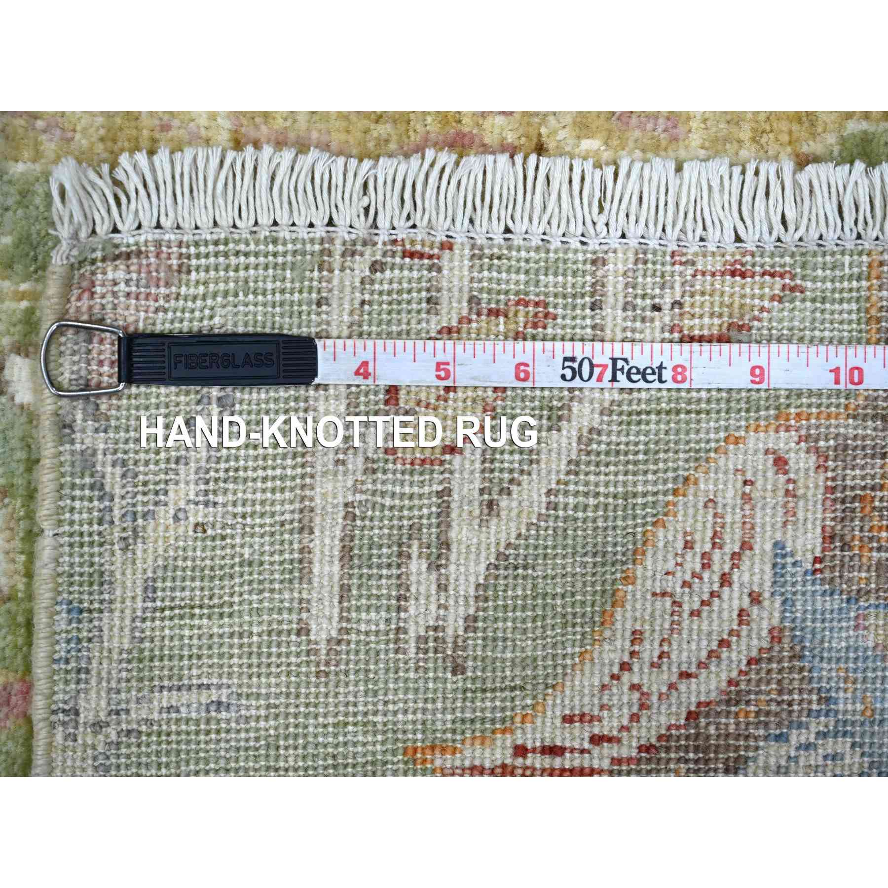 Oushak-And-Peshawar-Hand-Knotted-Rug-106535