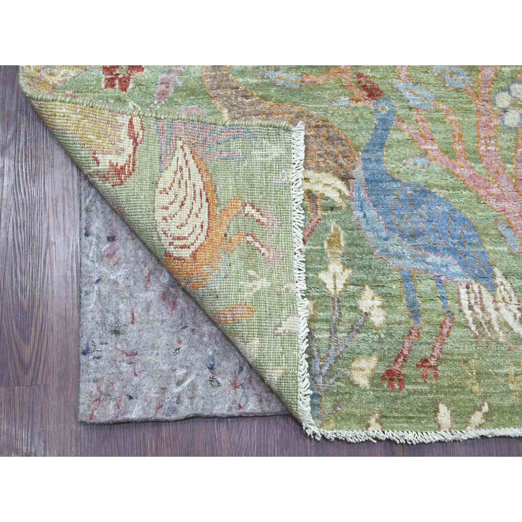 Oushak-And-Peshawar-Hand-Knotted-Rug-106540