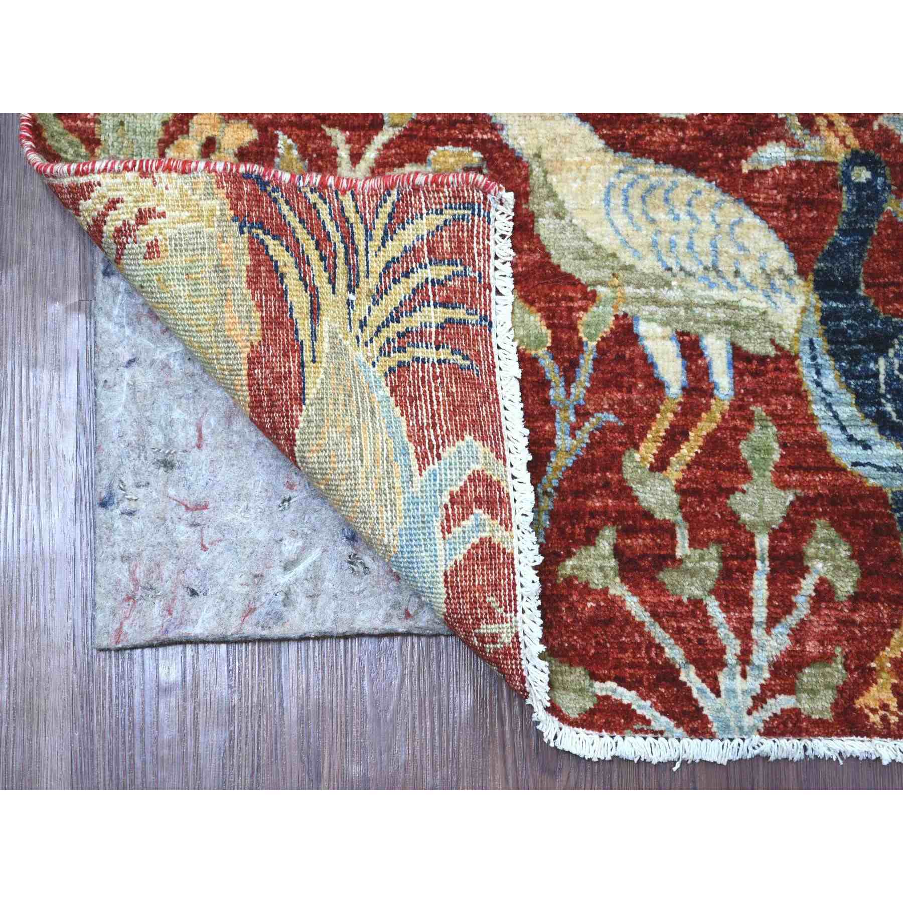 Oushak-And-Peshawar-Hand-Knotted-Rug-106545