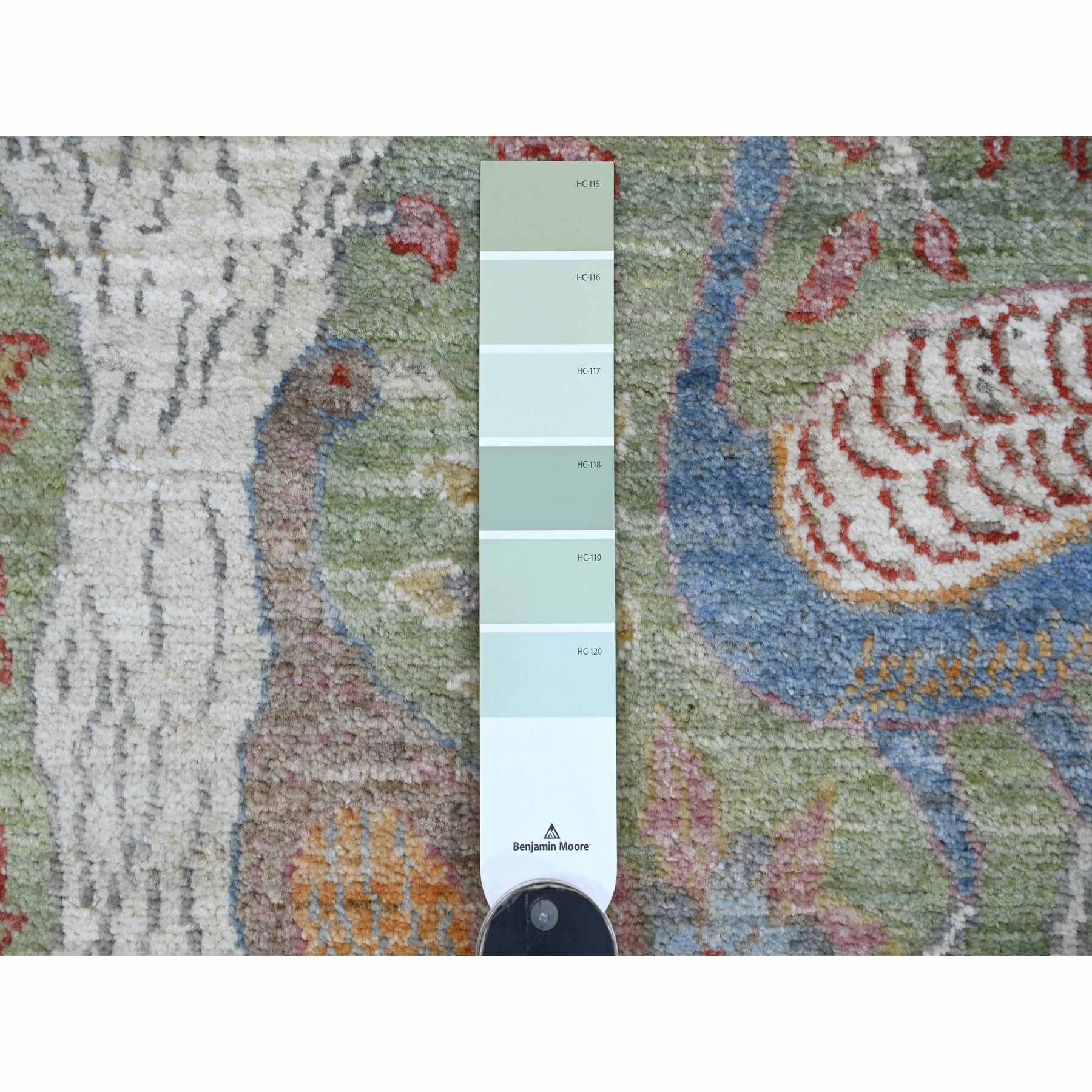 Oushak-And-Peshawar-Hand-Knotted-Rug-106550