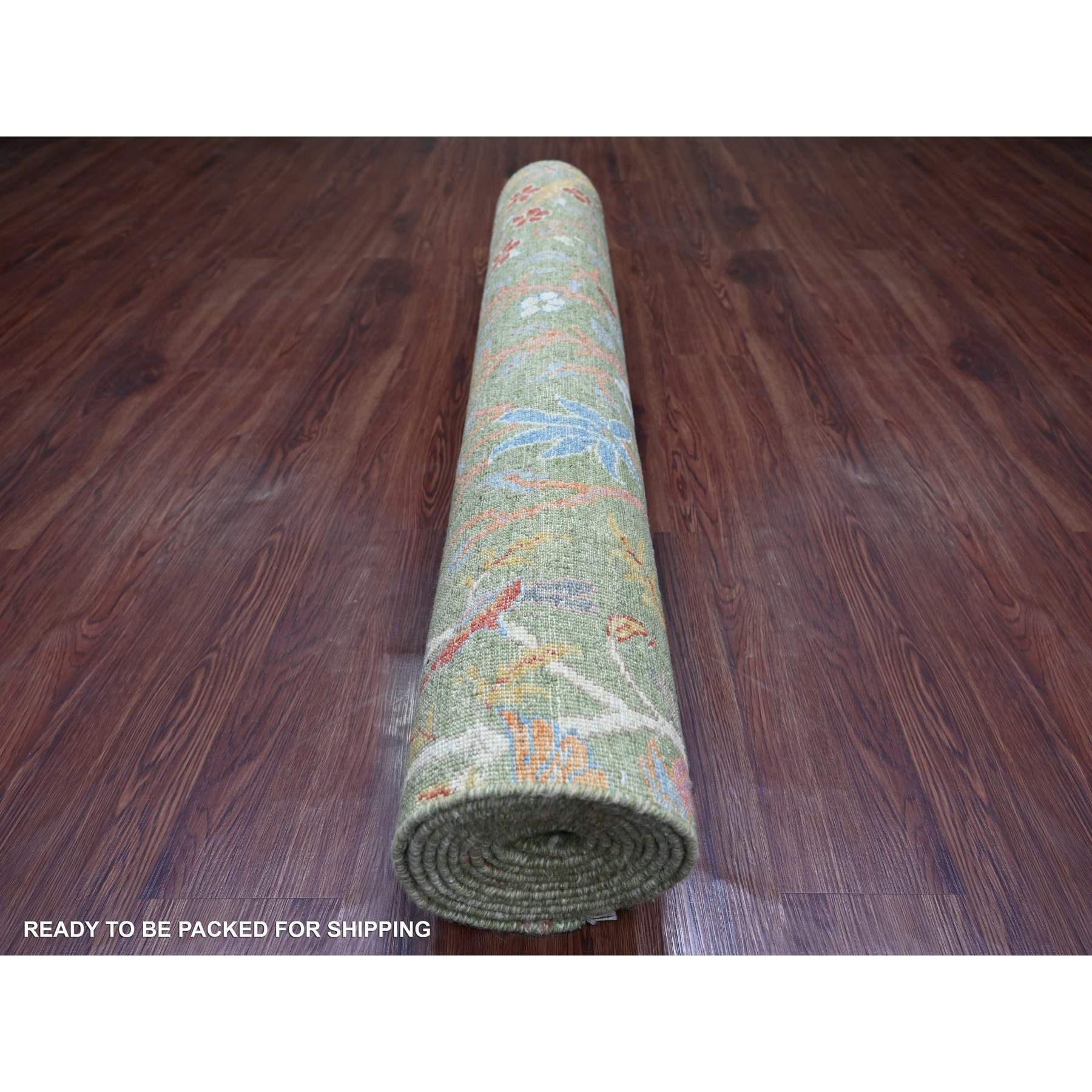 Oushak-And-Peshawar-Hand-Knotted-Rug-106550