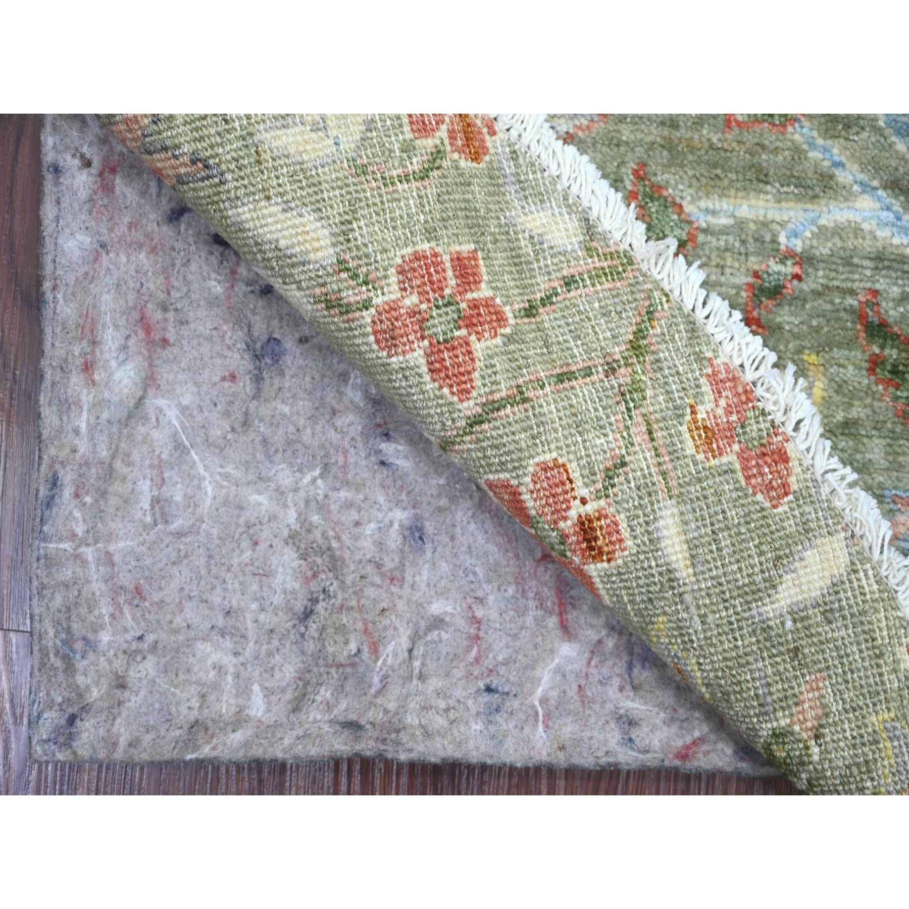 Oushak-And-Peshawar-Hand-Knotted-Rug-106570