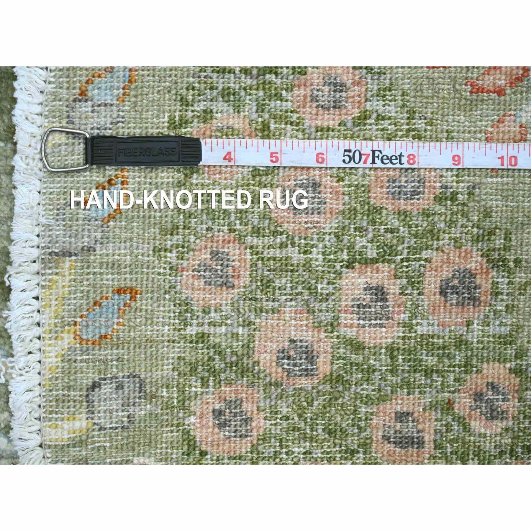 Oushak-And-Peshawar-Hand-Knotted-Rug-106570