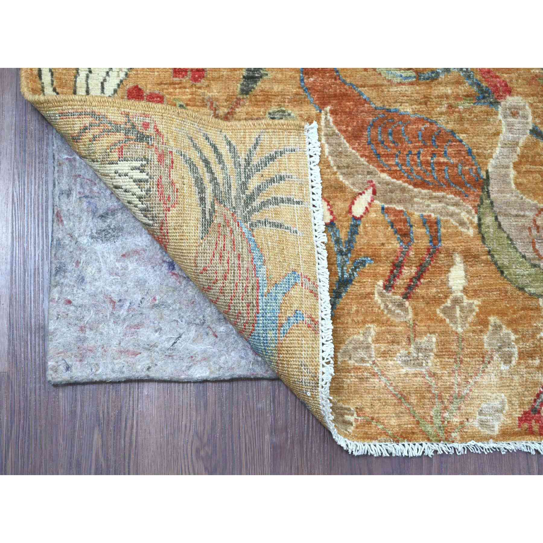 Oushak-And-Peshawar-Hand-Knotted-Rug-106680