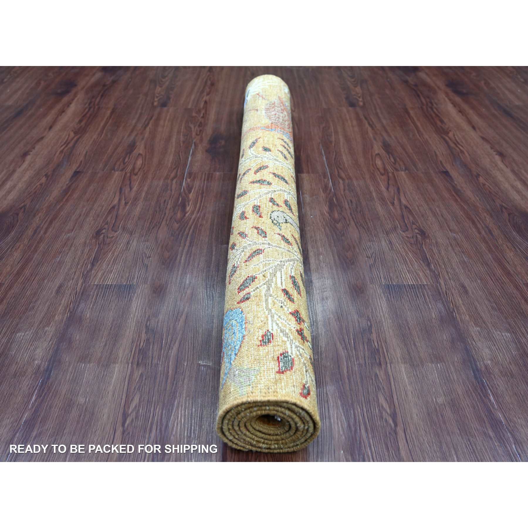Oushak-And-Peshawar-Hand-Knotted-Rug-106680