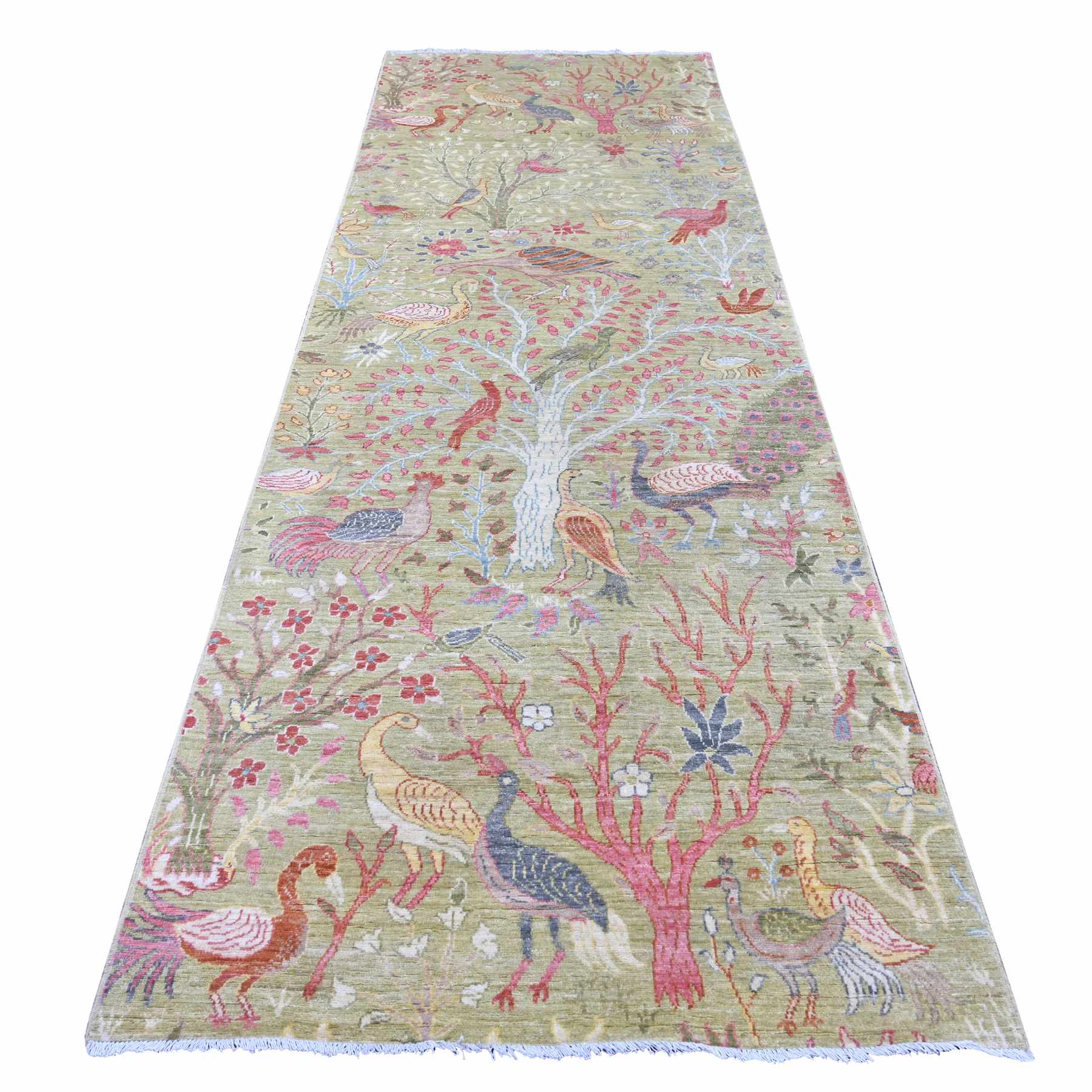 Oushak-And-Peshawar-Hand-Knotted-Rug-106685