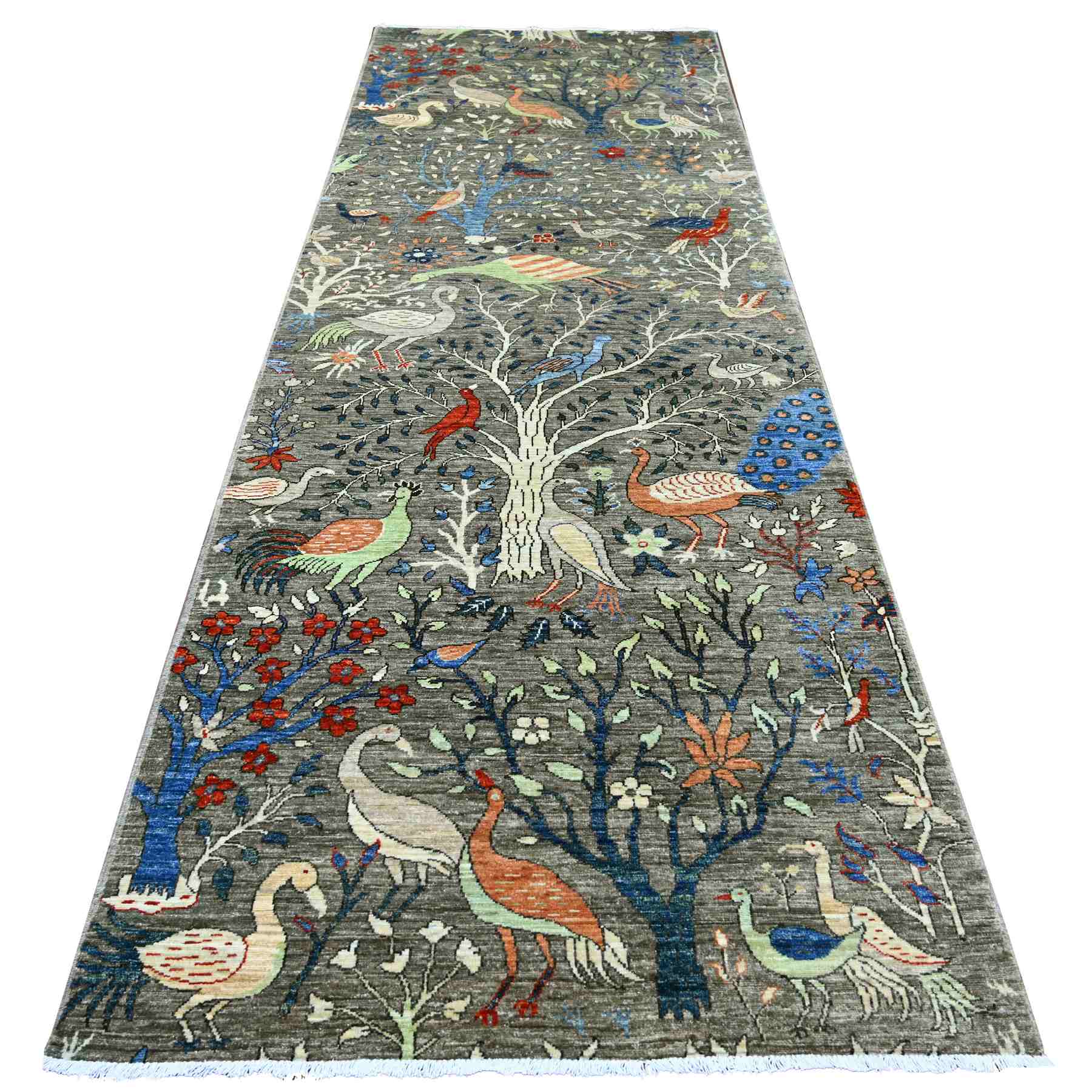 Oushak-And-Peshawar-Hand-Knotted-Rug-106690