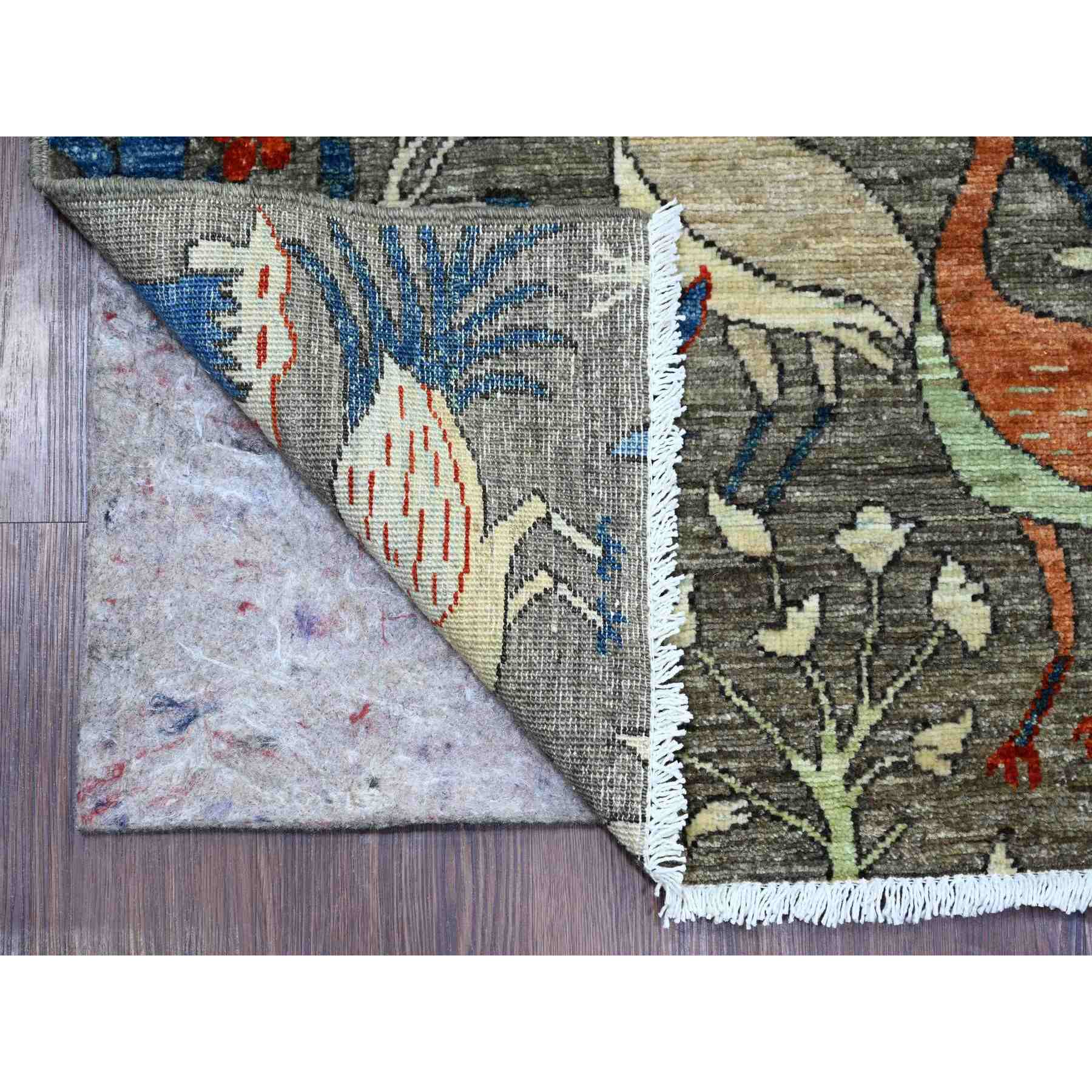 Oushak-And-Peshawar-Hand-Knotted-Rug-106690