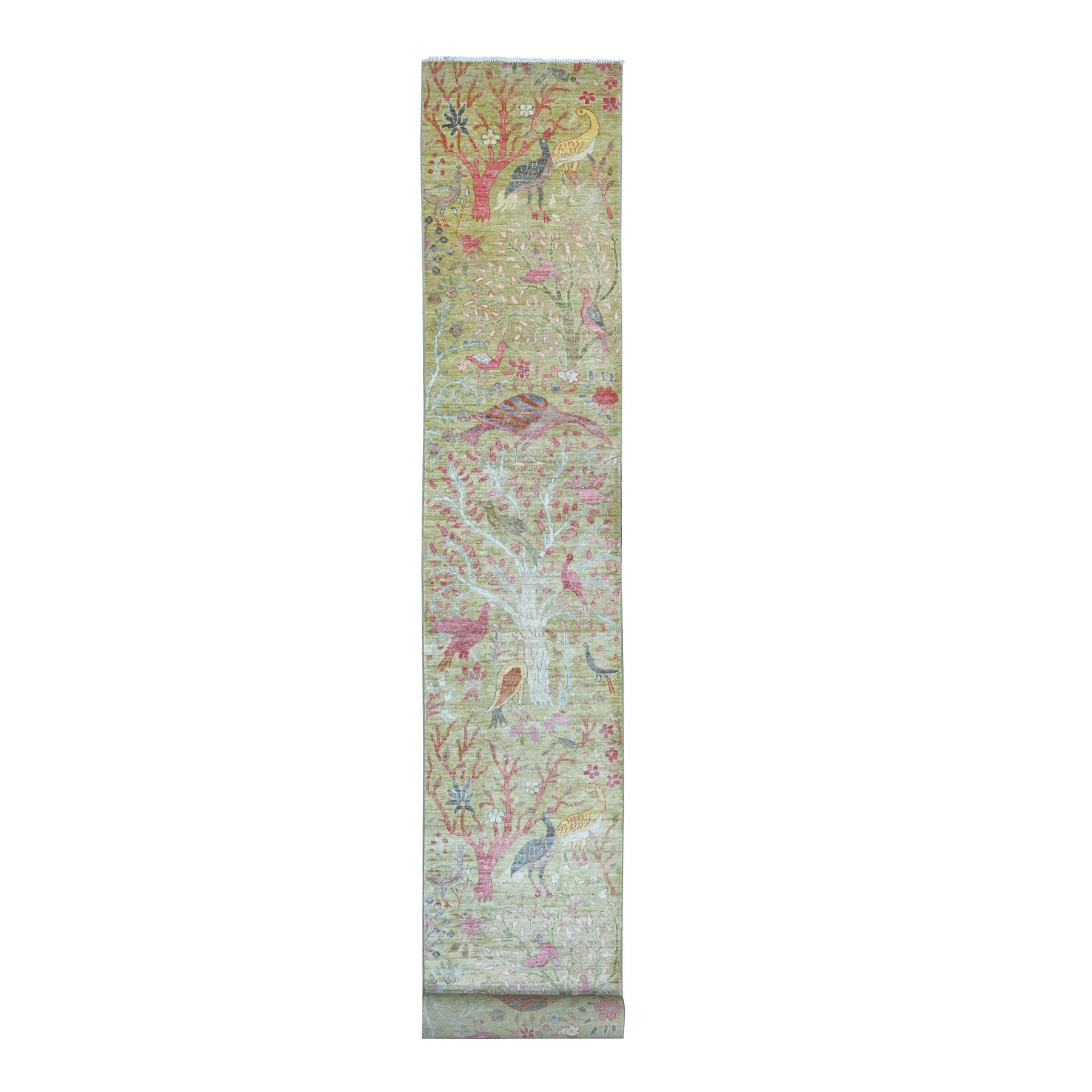 Oushak-And-Peshawar-Hand-Knotted-Rug-106695