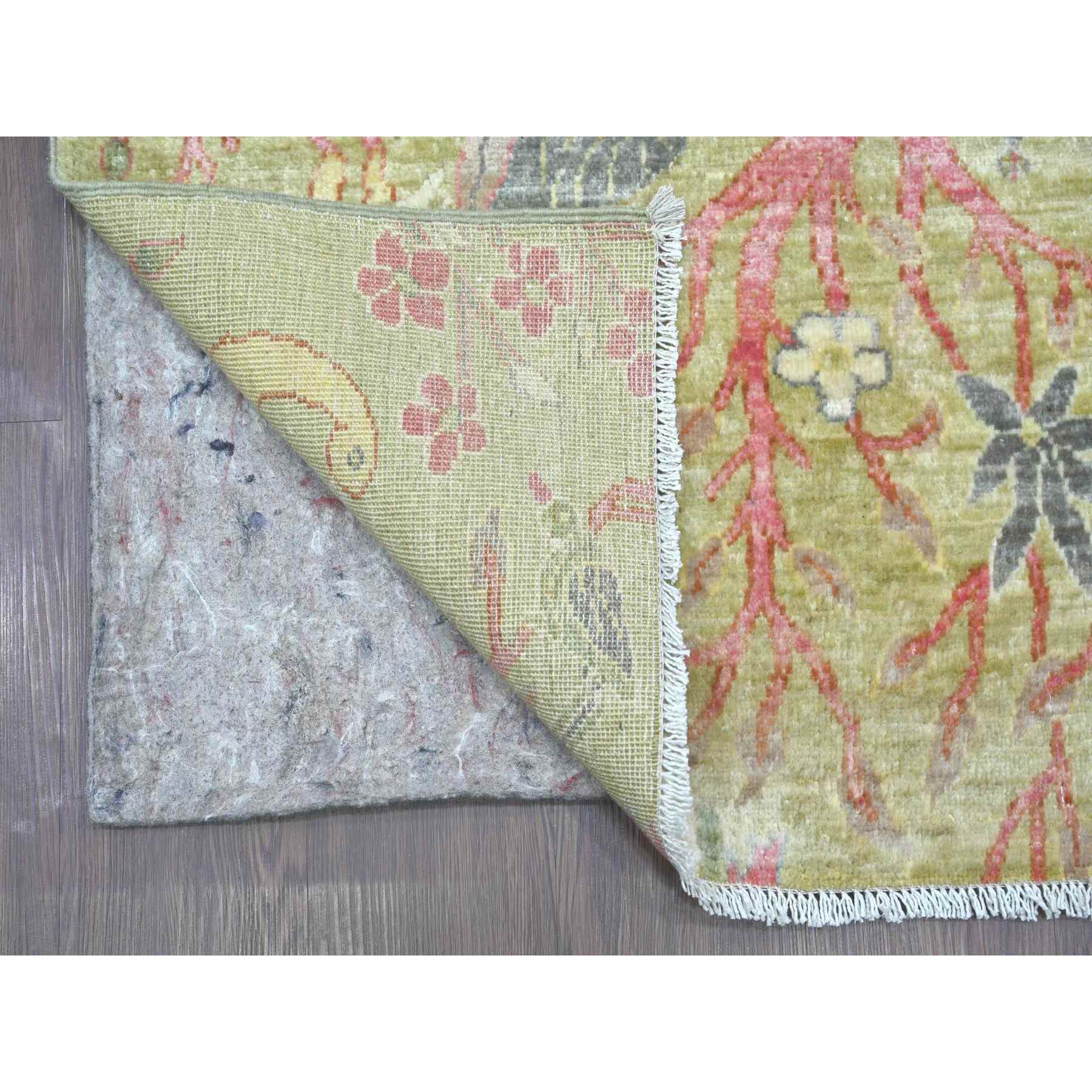 Oushak-And-Peshawar-Hand-Knotted-Rug-106695