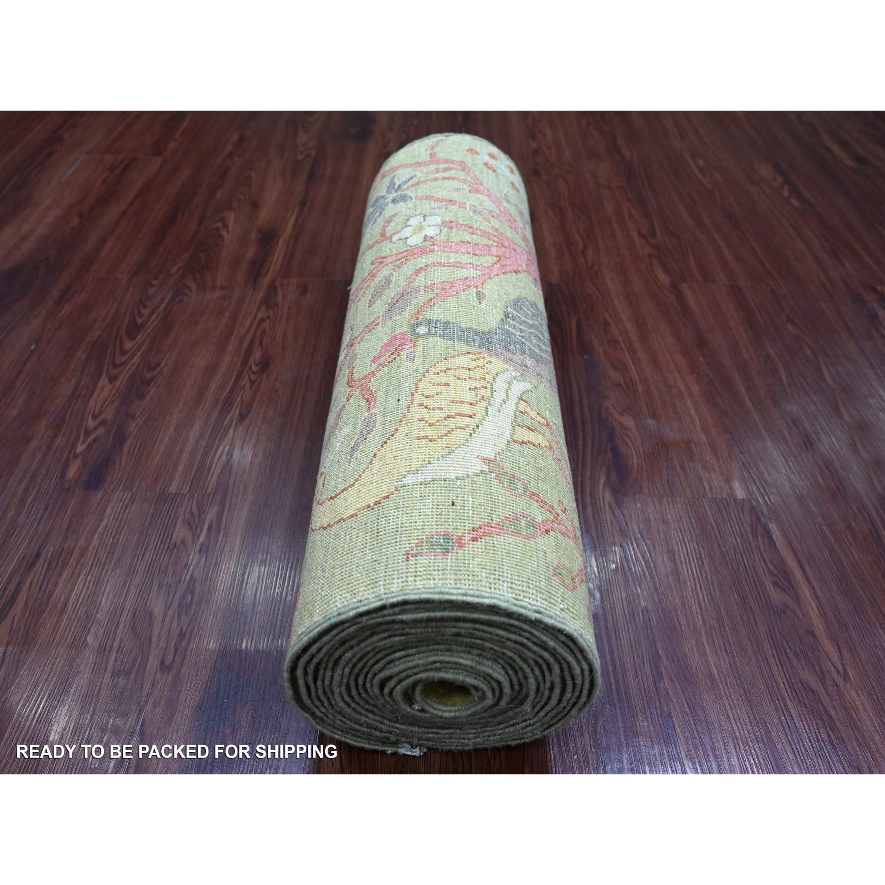 Oushak-And-Peshawar-Hand-Knotted-Rug-106695