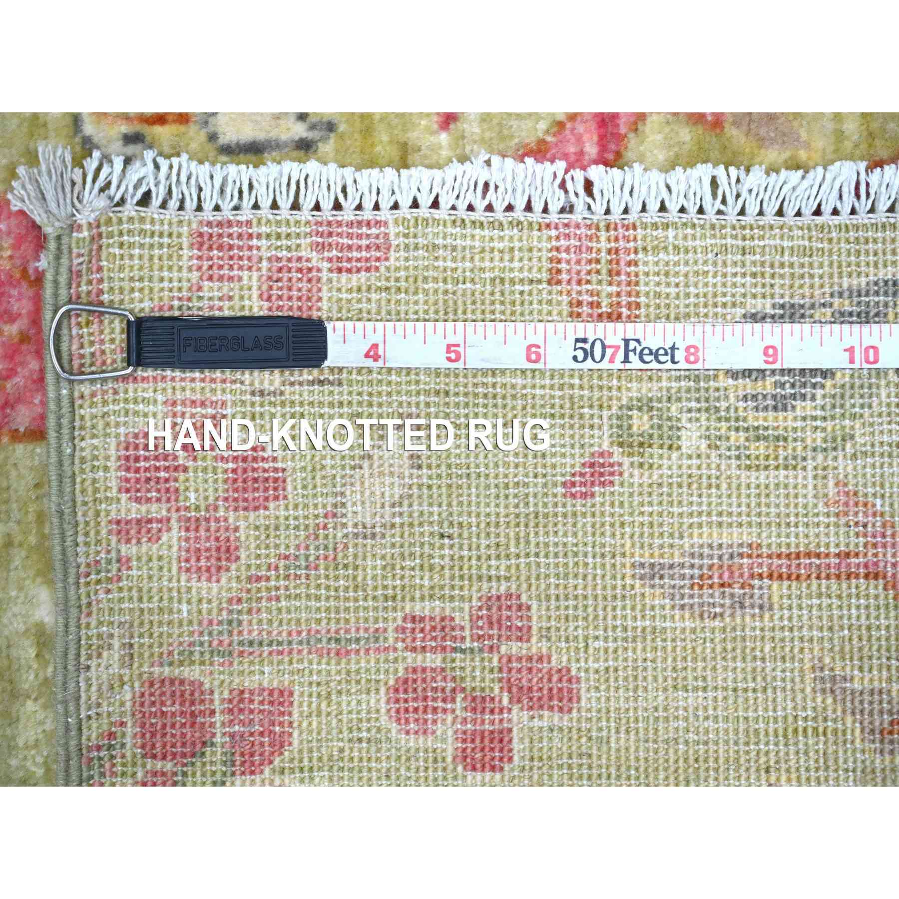 Oushak-And-Peshawar-Hand-Knotted-Rug-106695