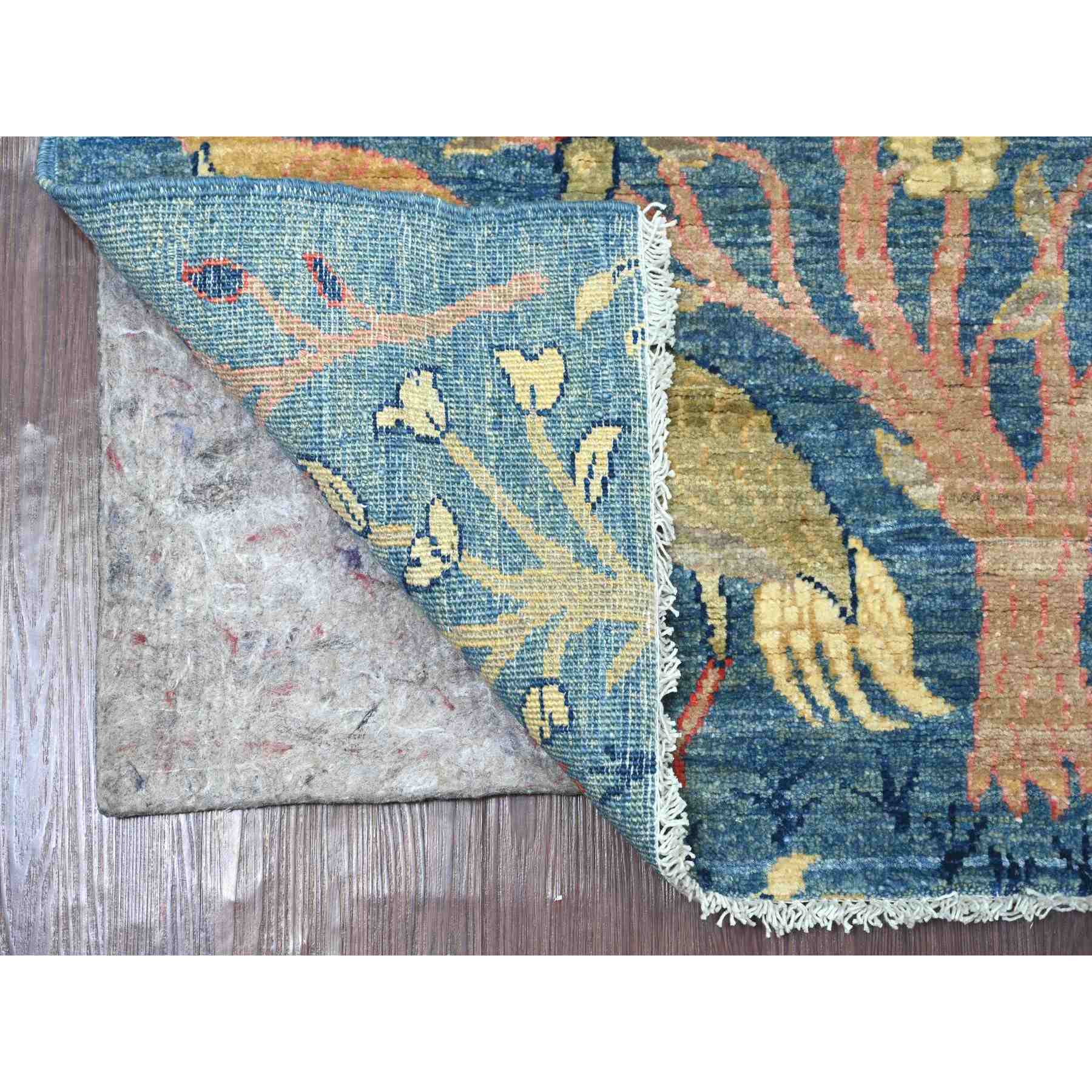 Oushak-And-Peshawar-Hand-Knotted-Rug-106700