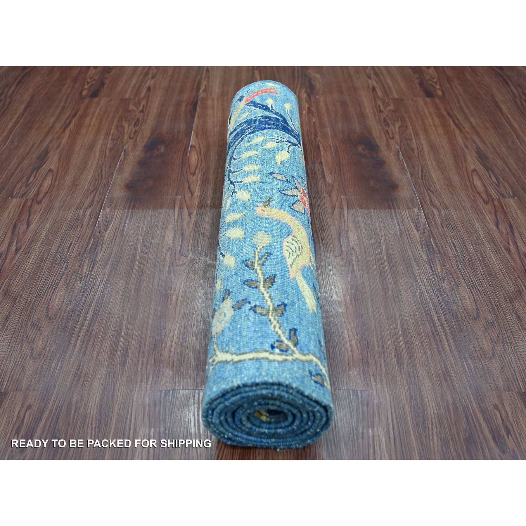 Oushak-And-Peshawar-Hand-Knotted-Rug-106700